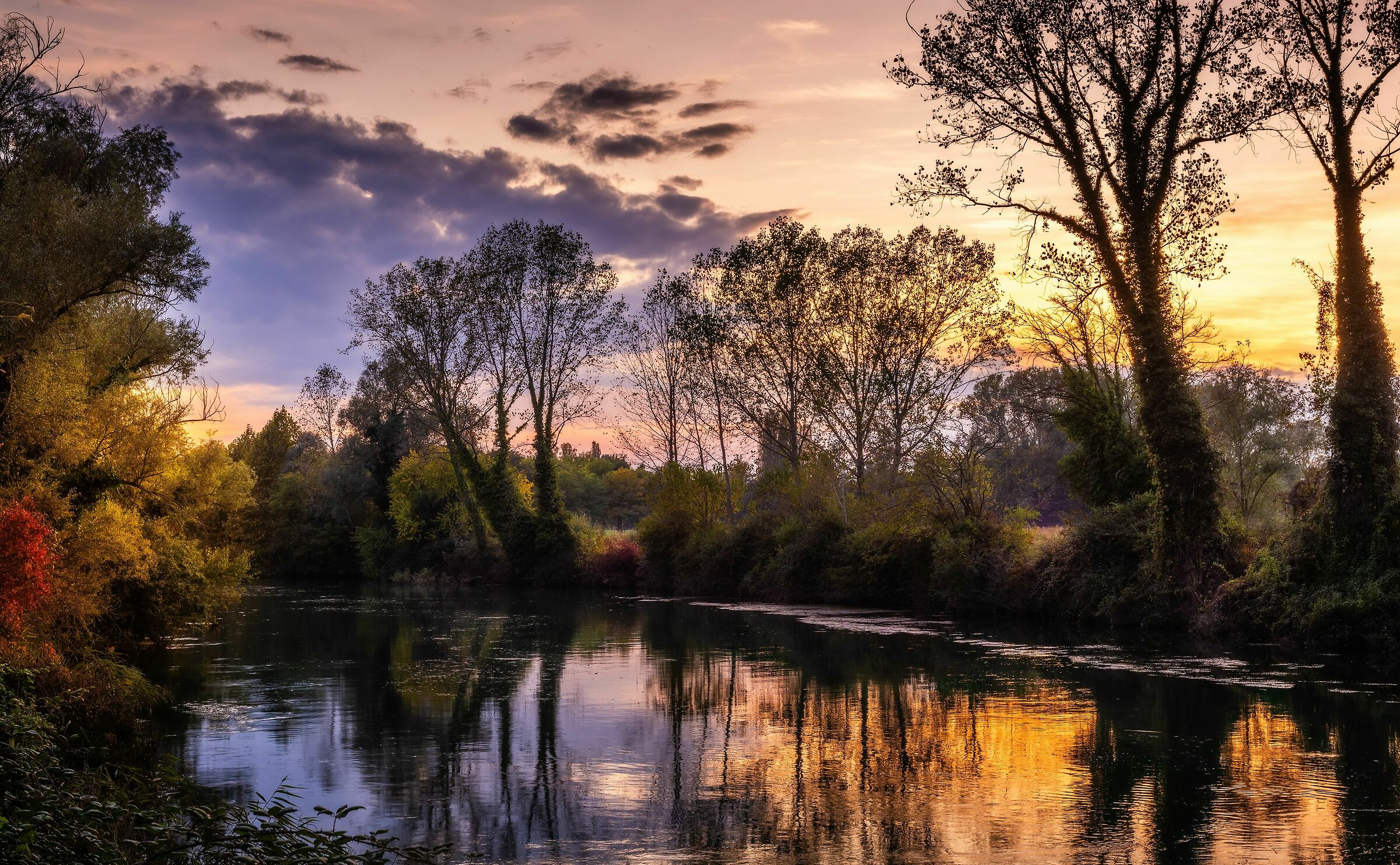 Tramonto d'autunno