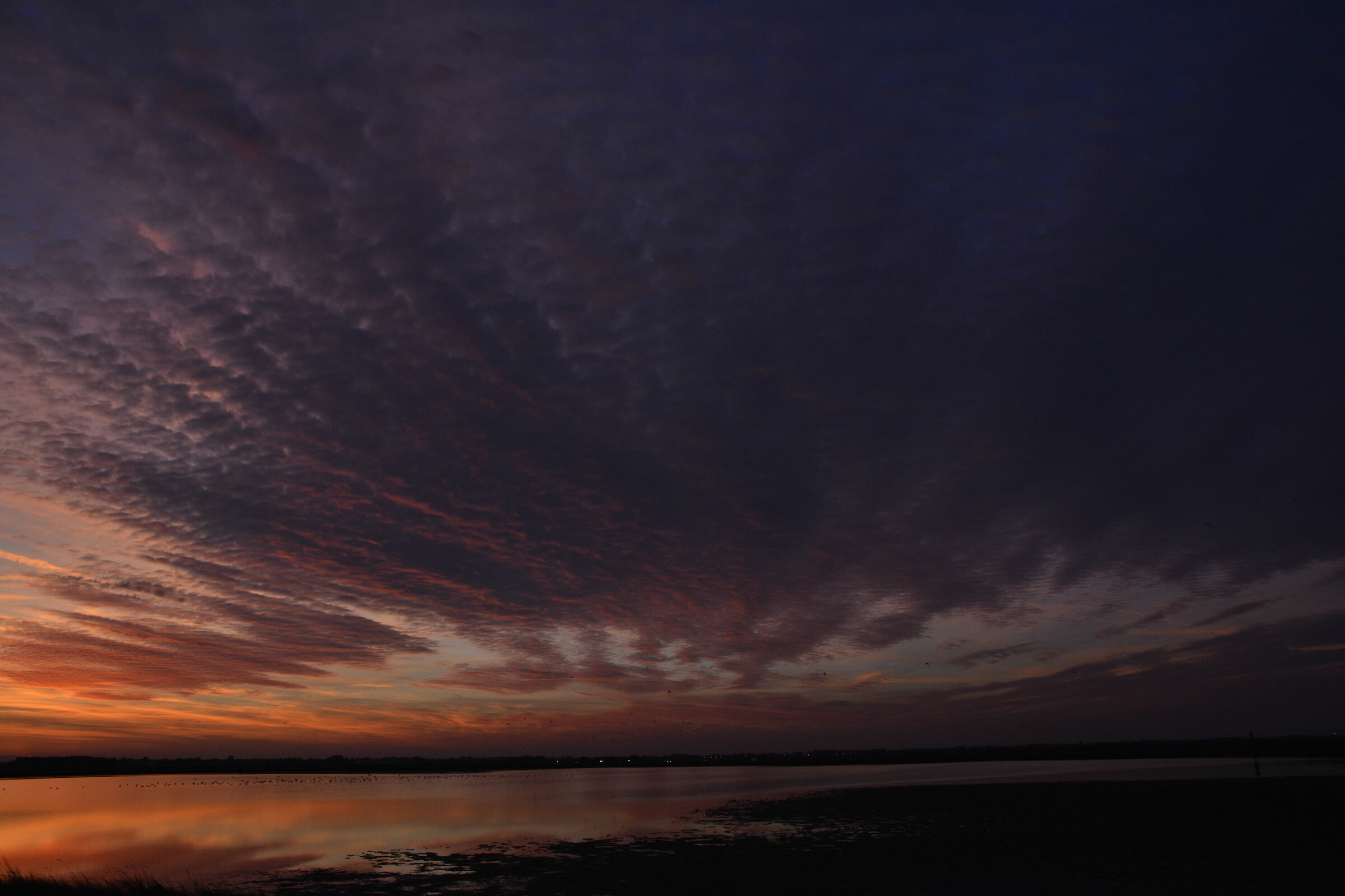 Tramonto sulle saline di Cervia 1