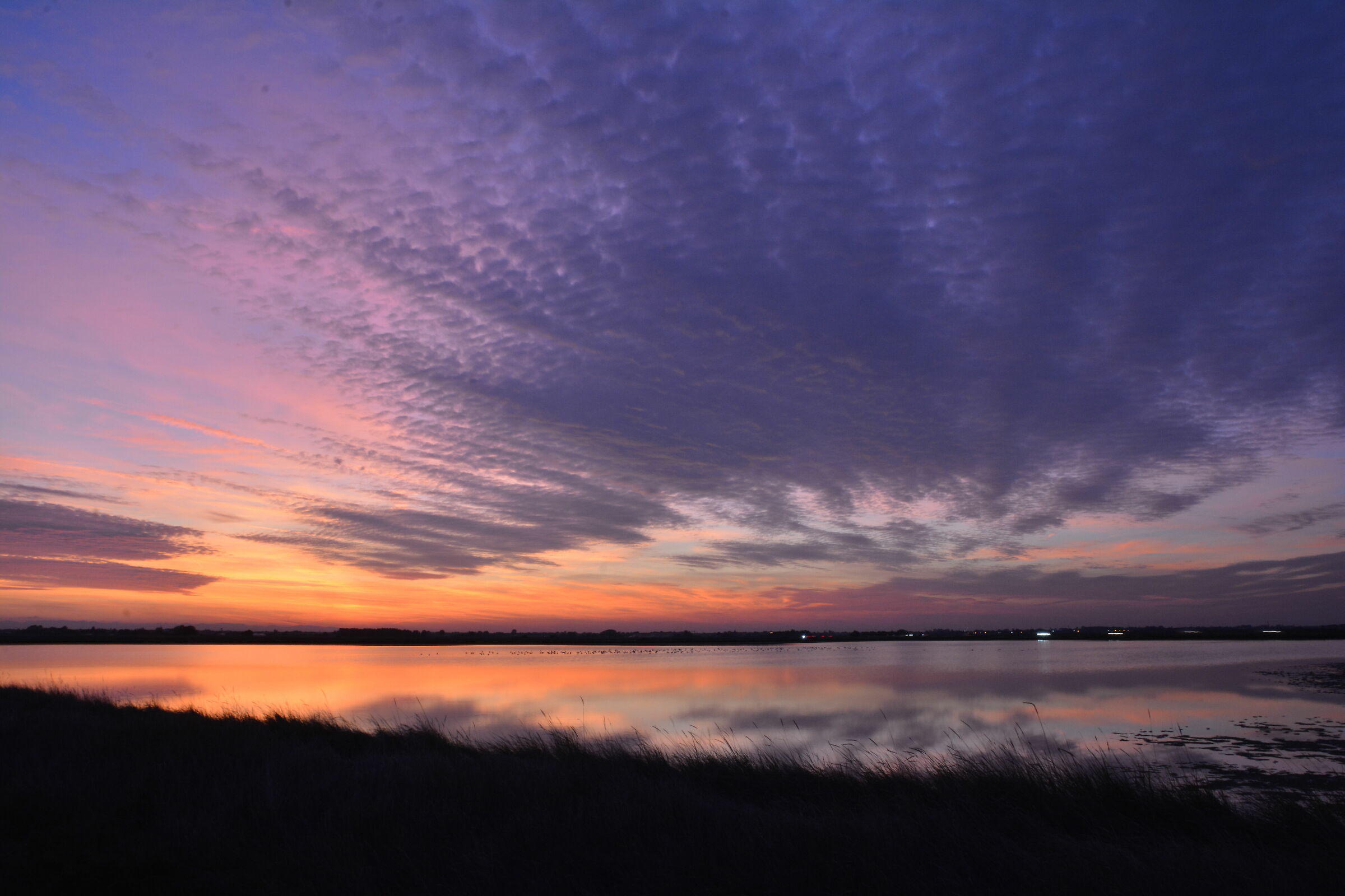 Tramonto sulle saline di Cervia 2