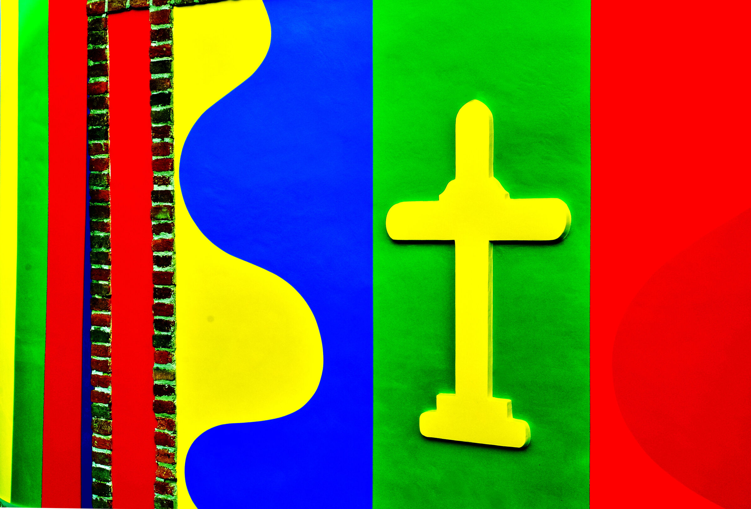 The Barolo Chapel made artistic by Sol Lewitt