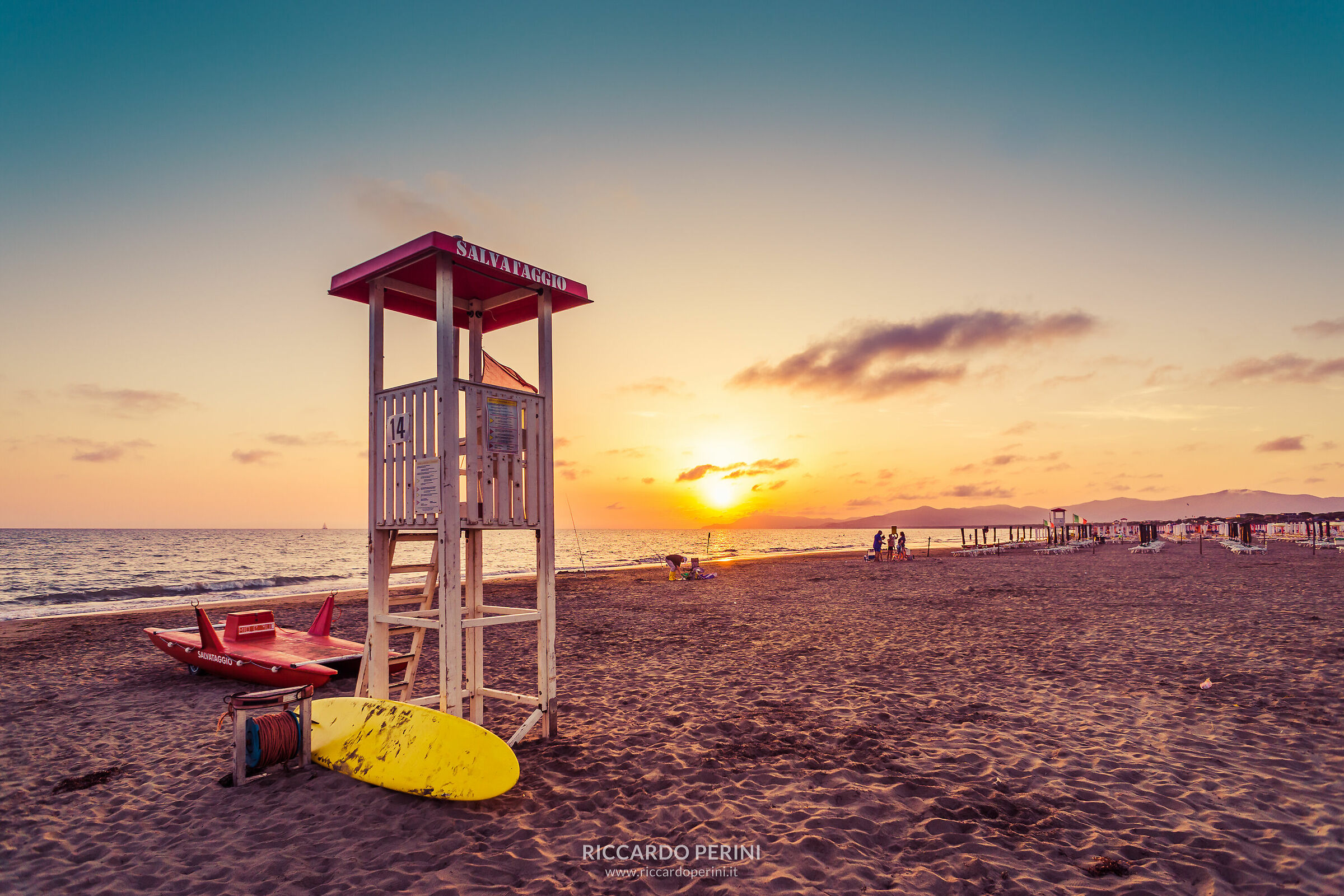 Sunset at Marina di Grosseto (2017)