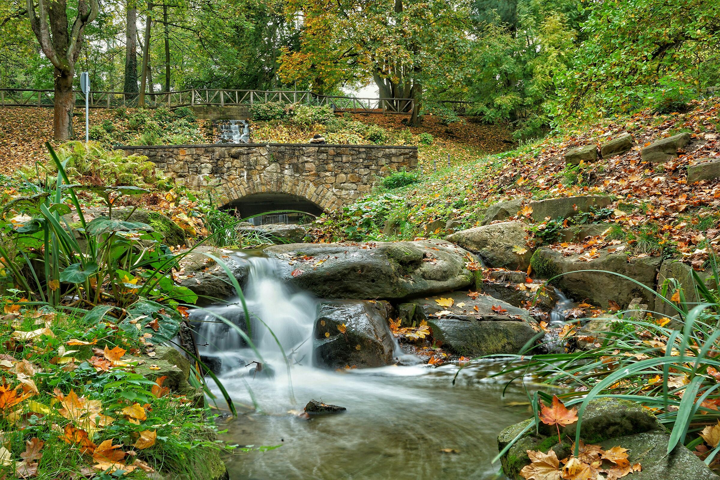 Piccolo Rio nel parco di Bad Nauheim