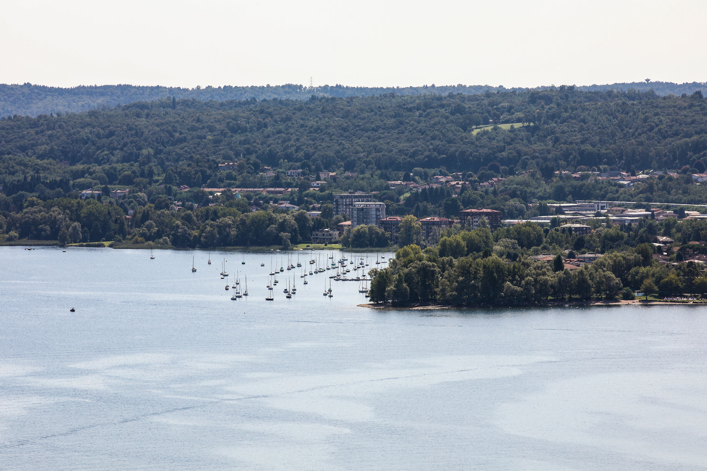 View of Lake Maggiore from the Rock of Angera