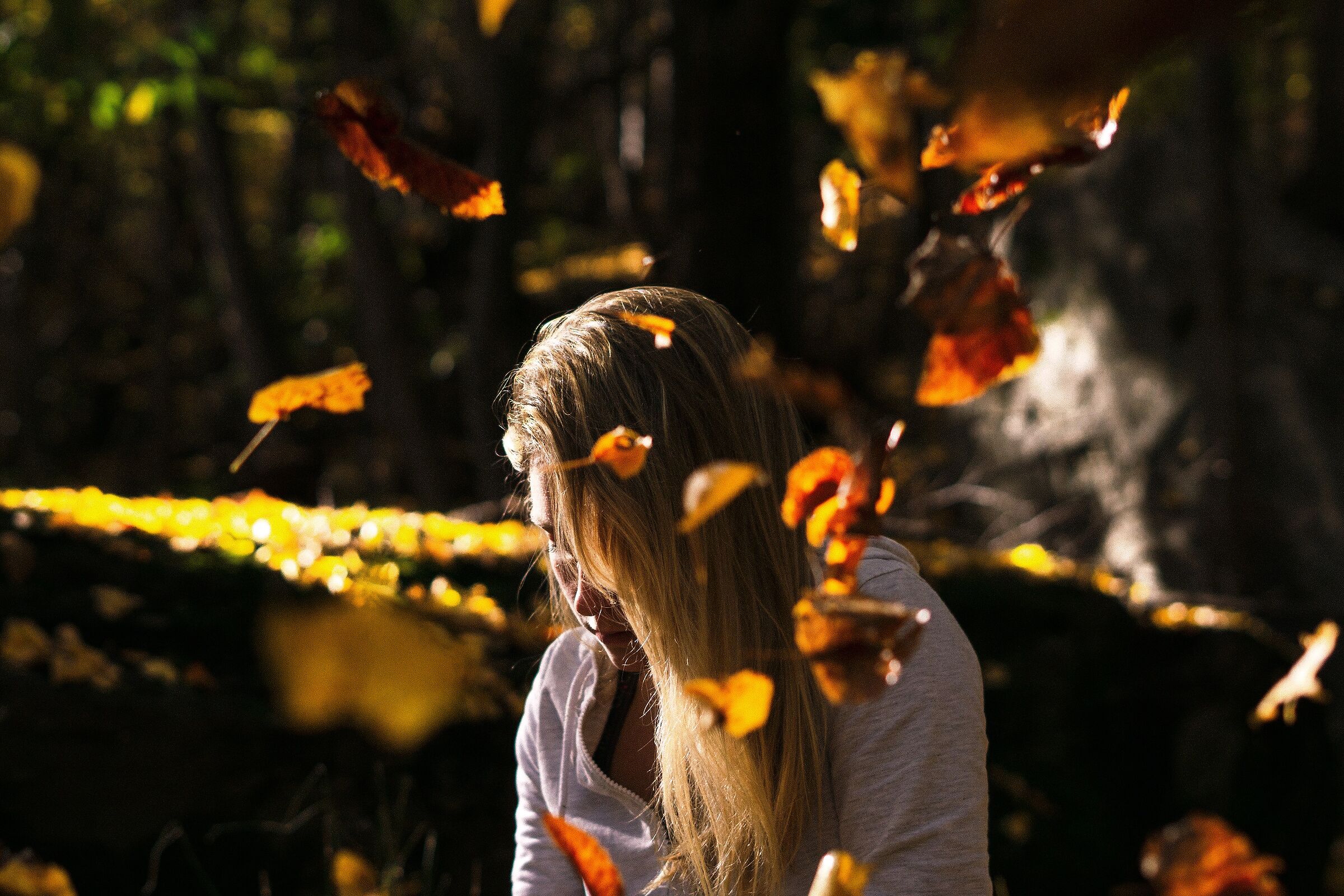 The Blonde and Autumn