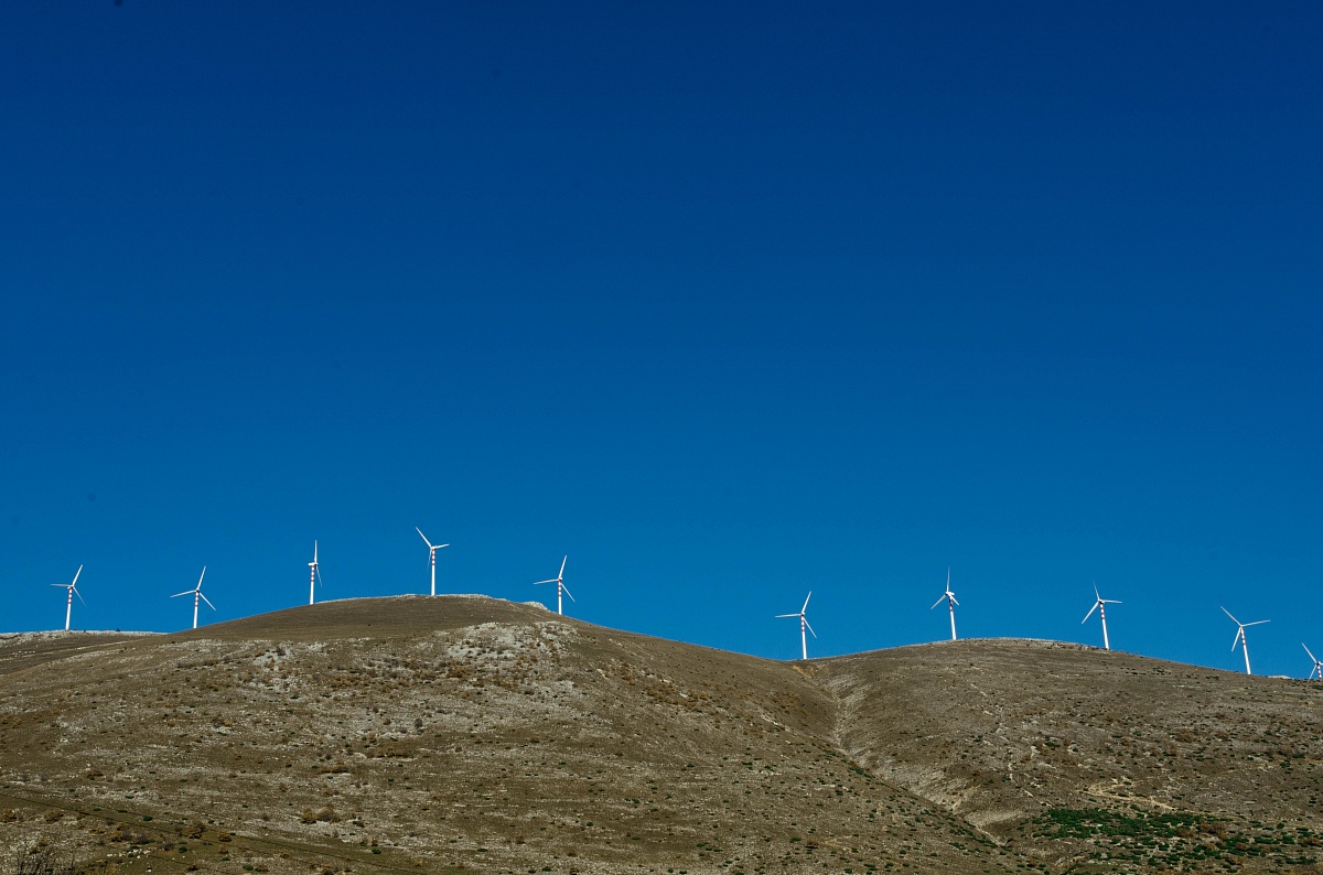 Cocullo. Energia eolica in Abruzzo