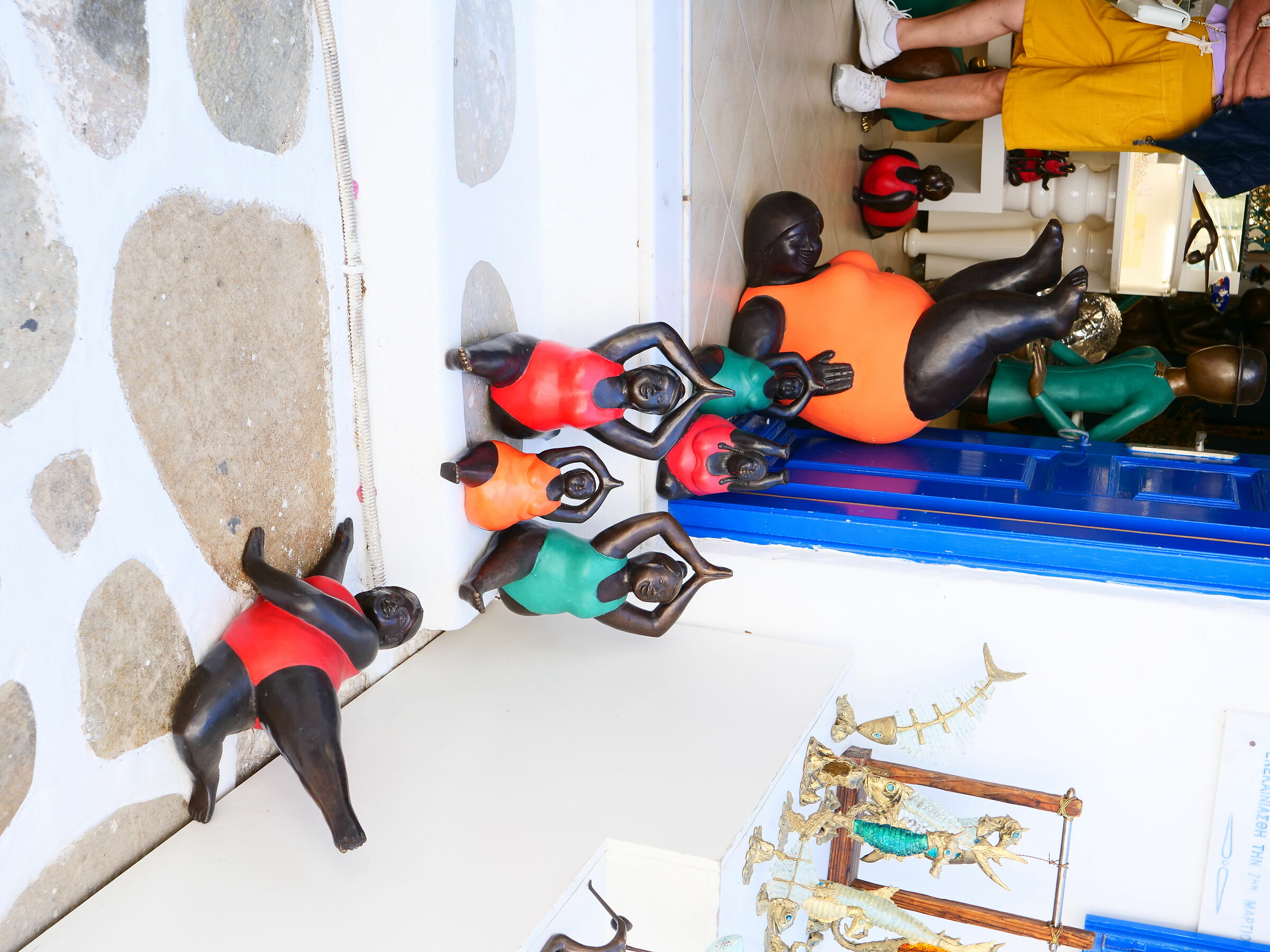 Mikonos: crafts..... Local?