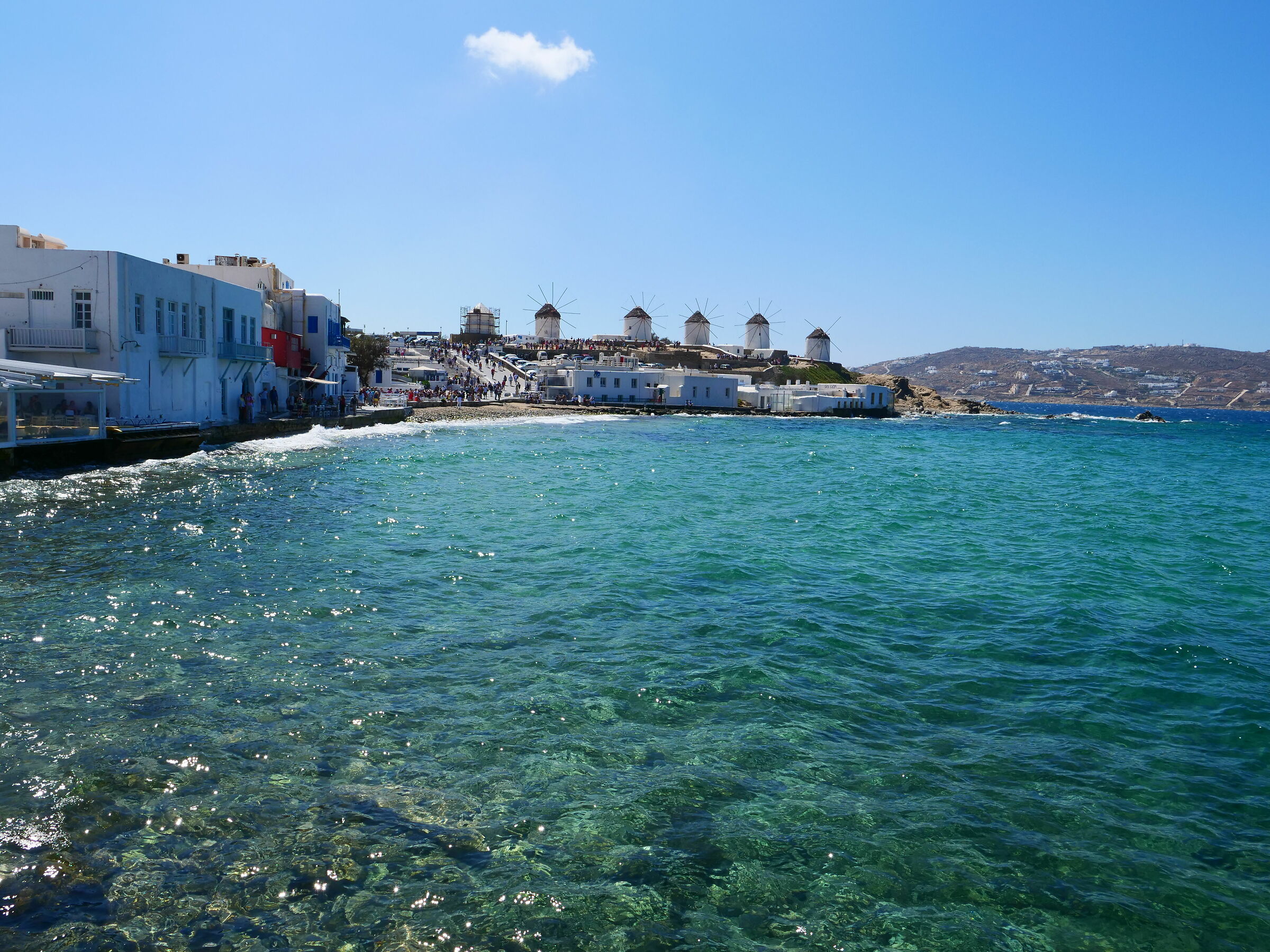 Mikonos, the mills