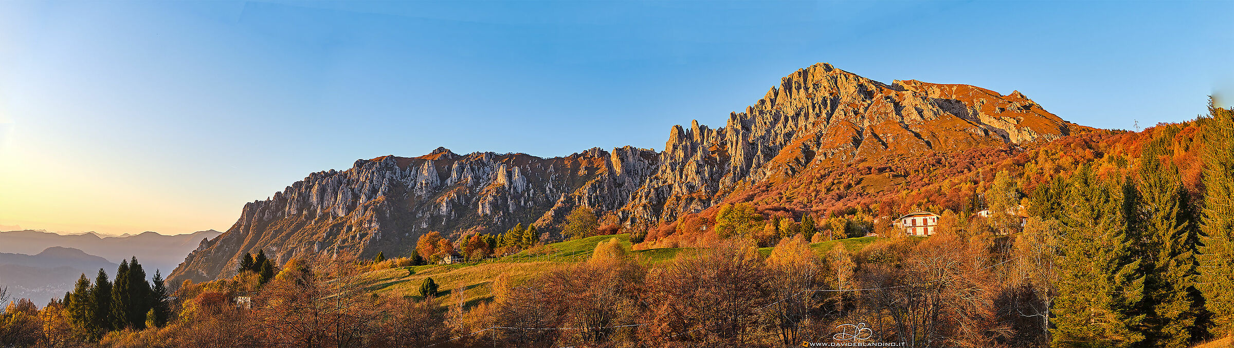 After so much rain the end of a sunny day