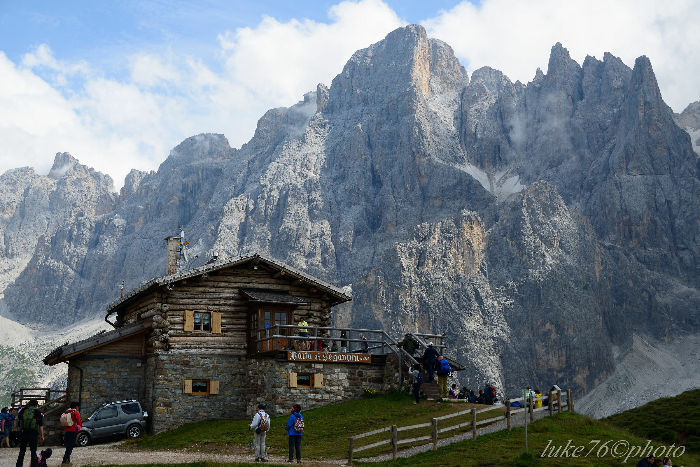 View of the Segantini hut
