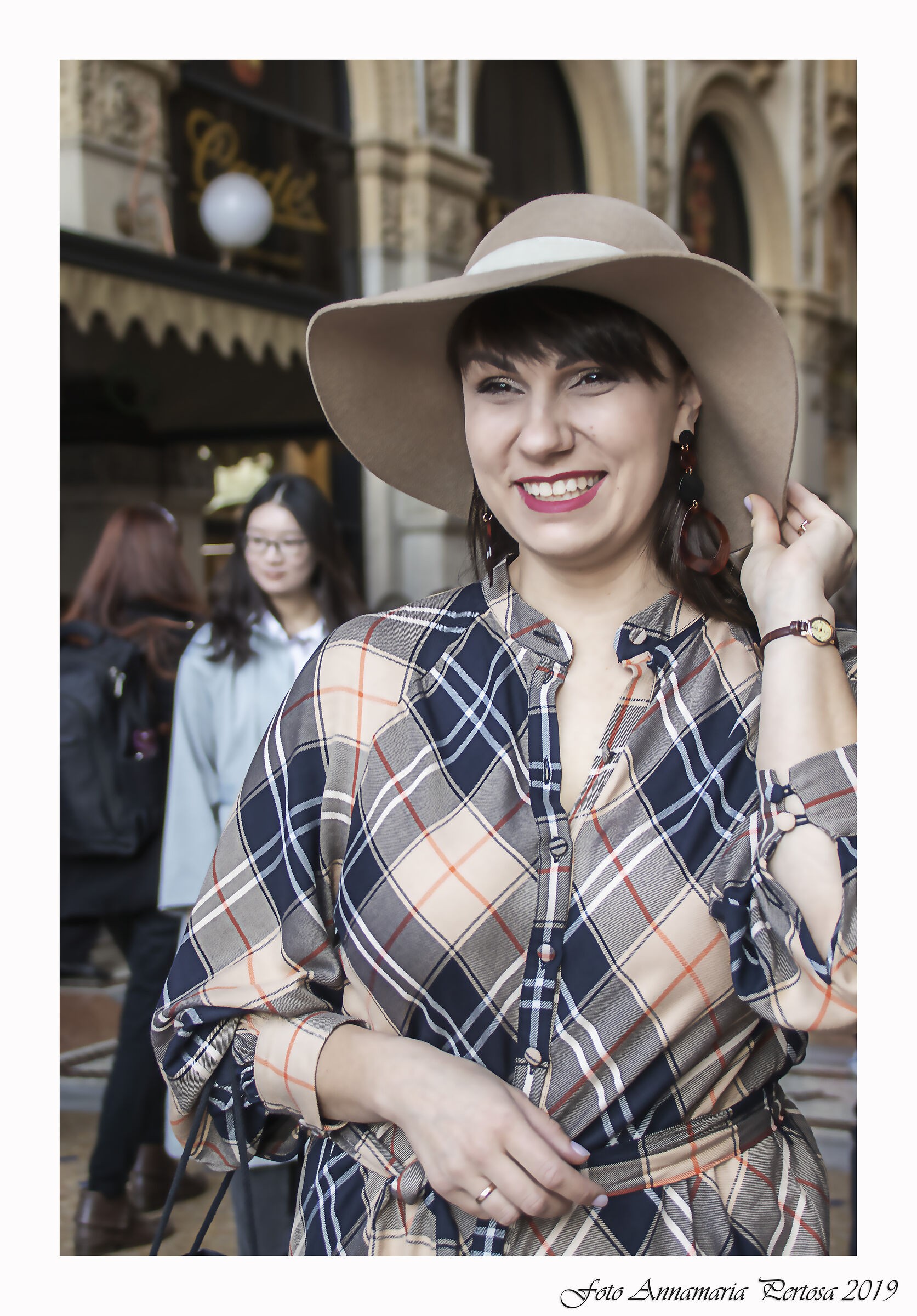 Un ritratto in Galleria a Milano