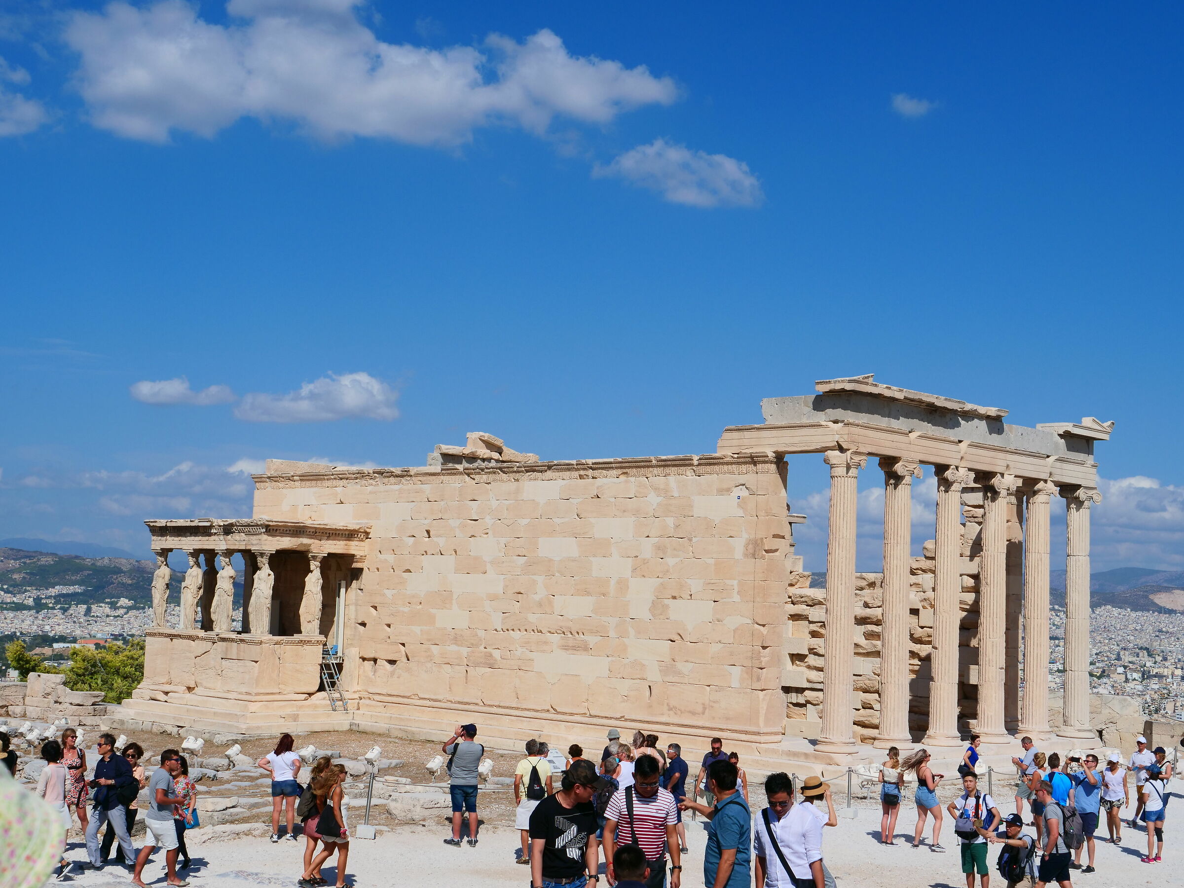 The Temple of Poseidon and the Cariatids