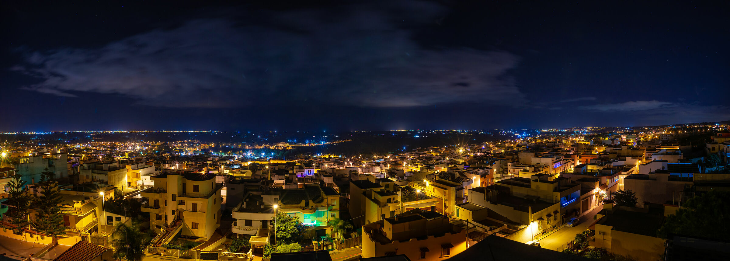 Night on the high Palace - Matino (Lecce)