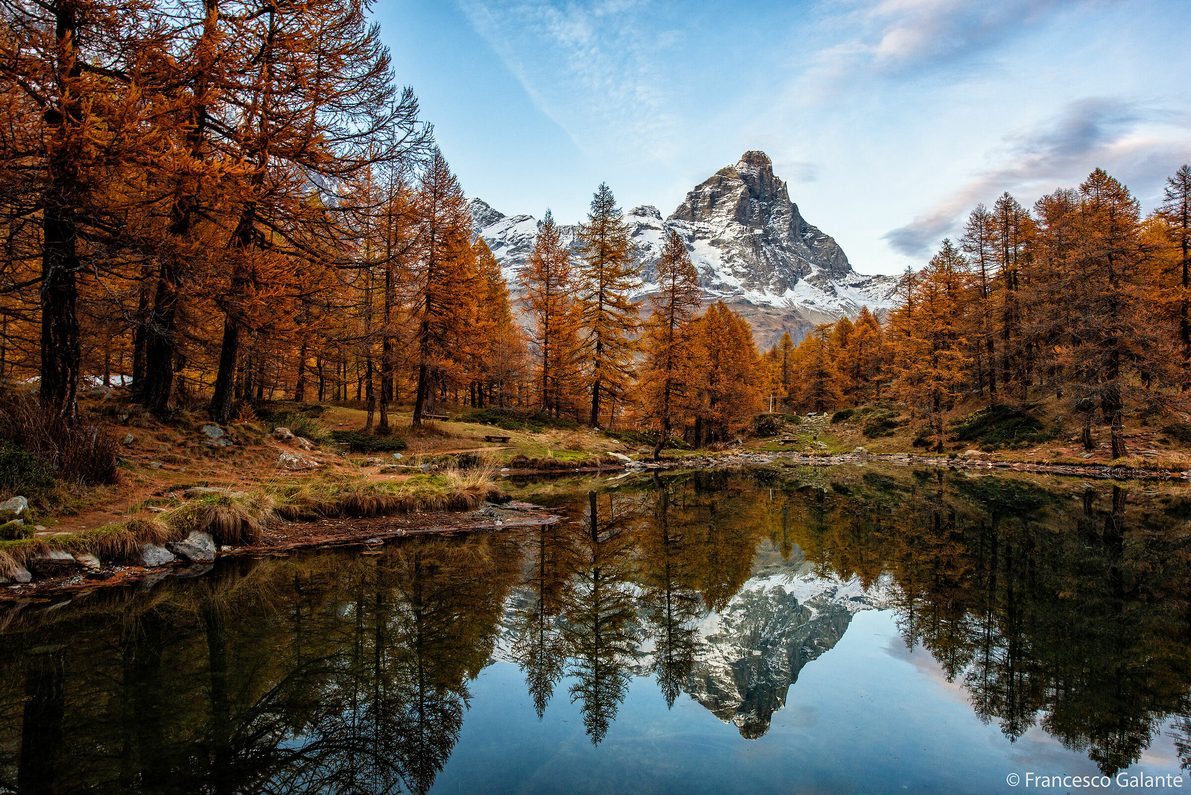 Lago Bleu - Il Cervinia al Tramonto...