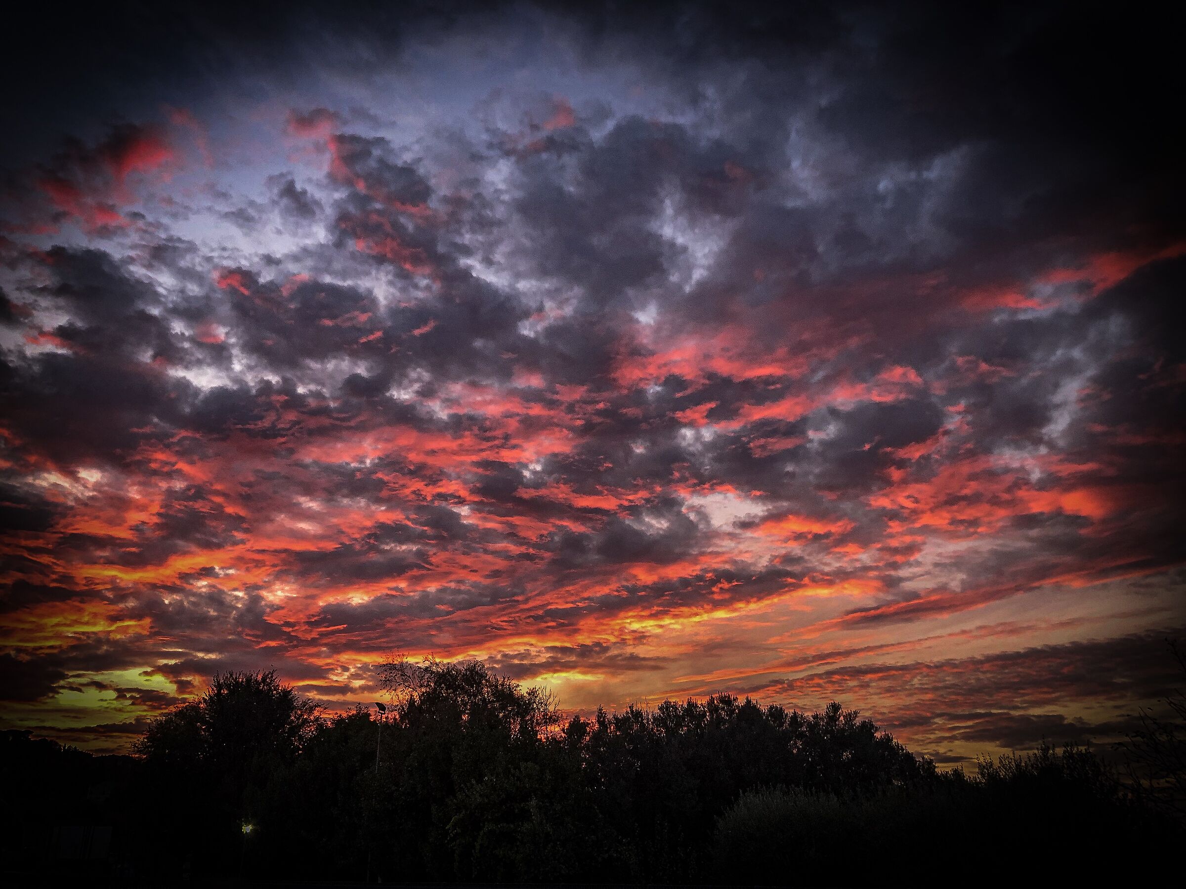 Caldo Tramonto Autunnale