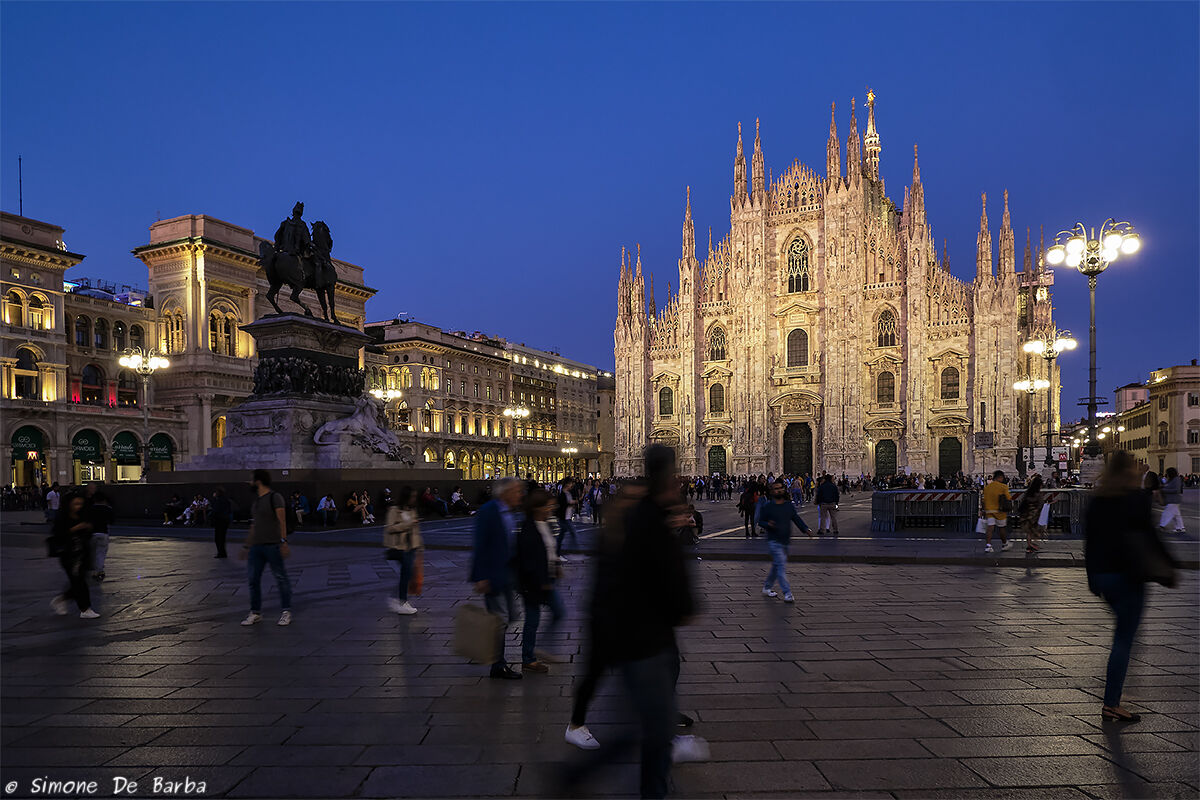 Milan at dusk