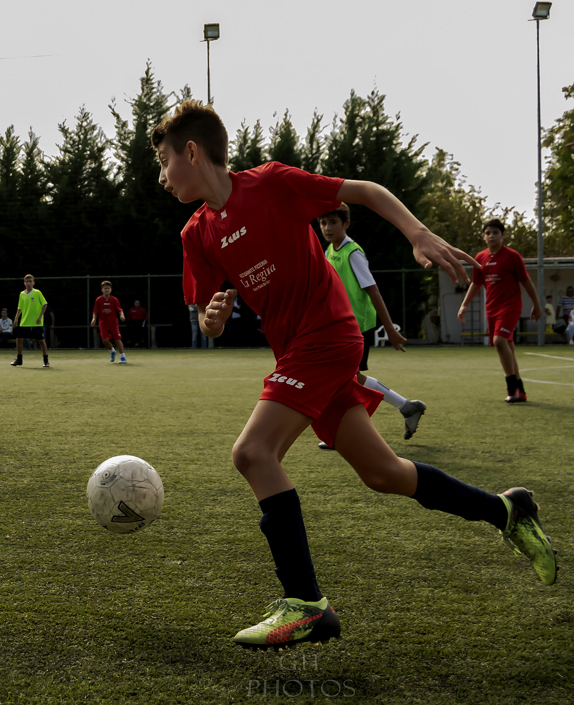 on the pitch flies...