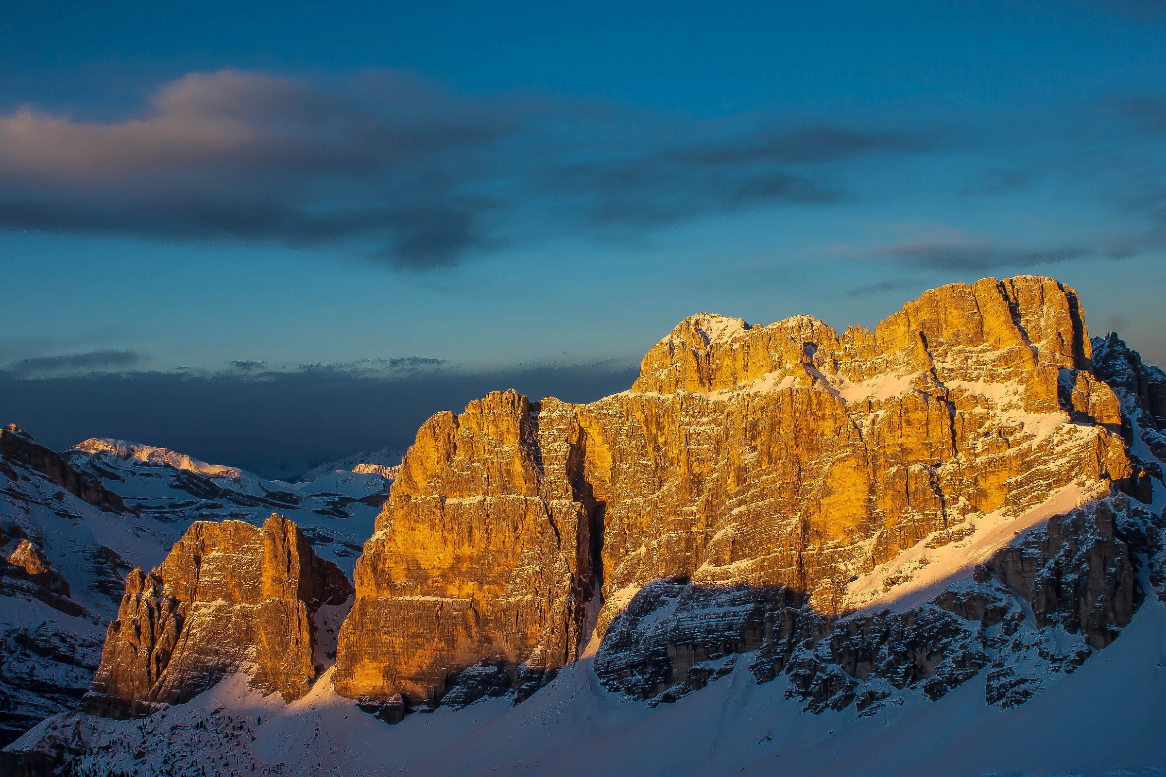 Last light on Tofana