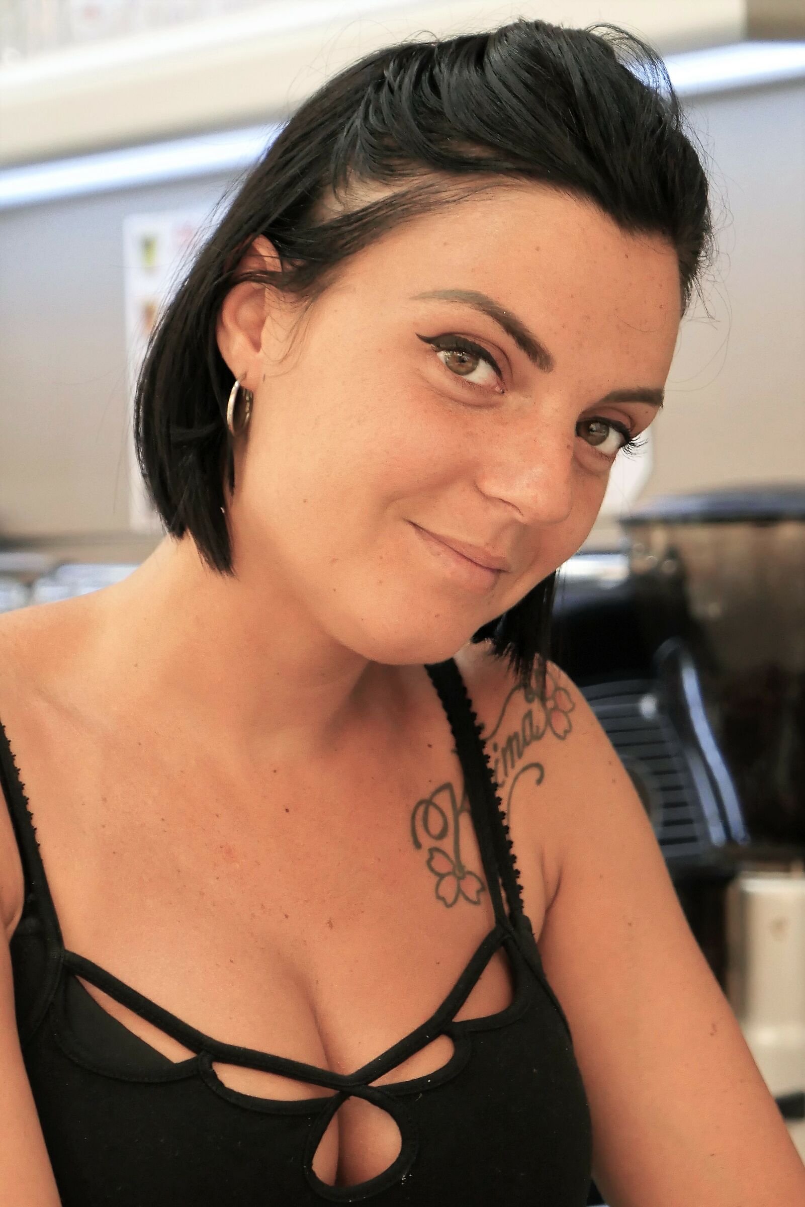 Aspettando la spremuta di arancia.