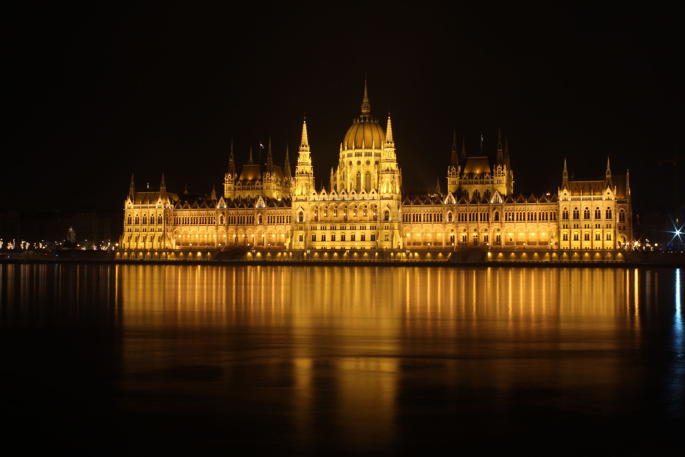 Parliament at night