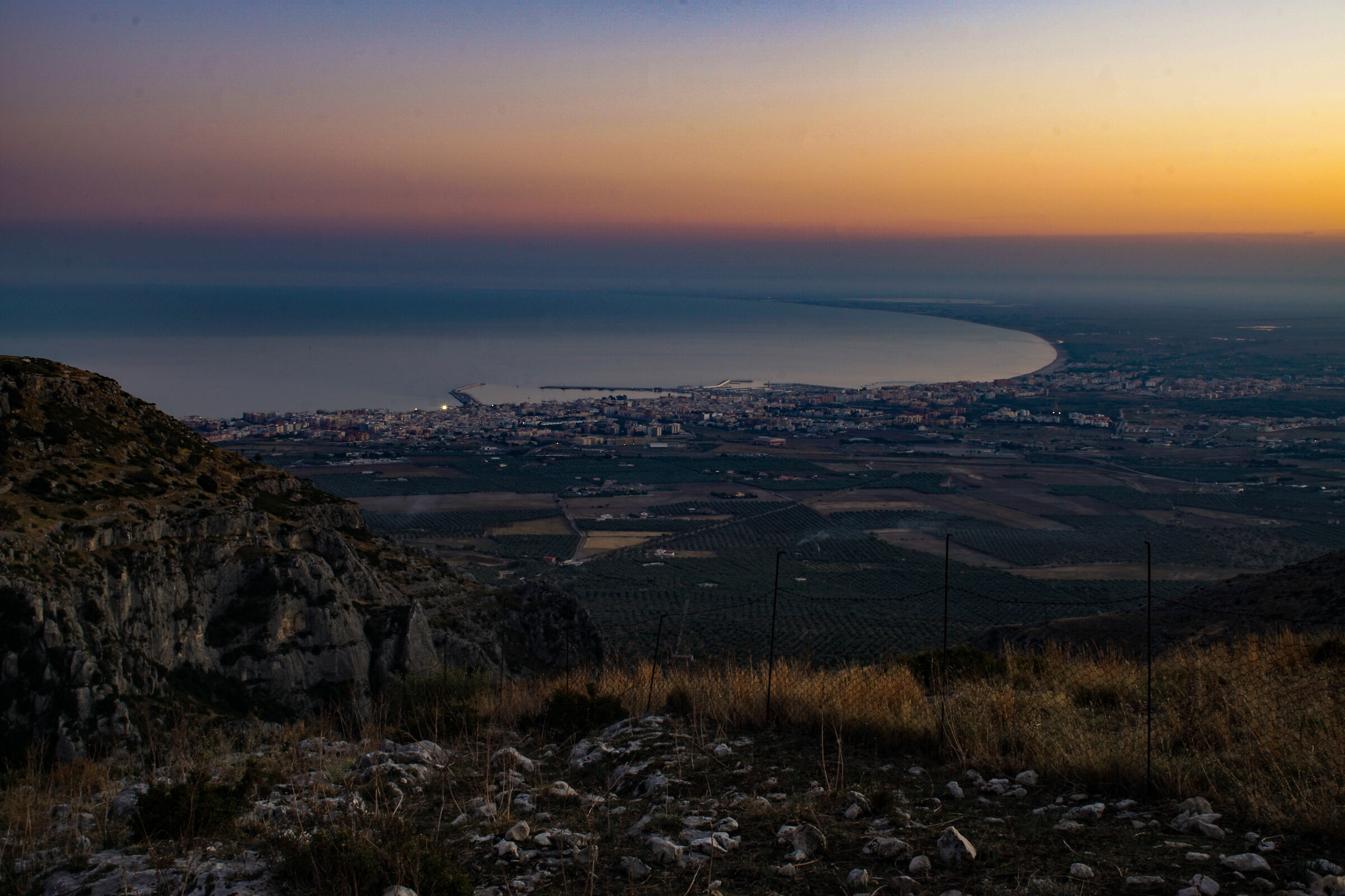 Sunset over the gulf