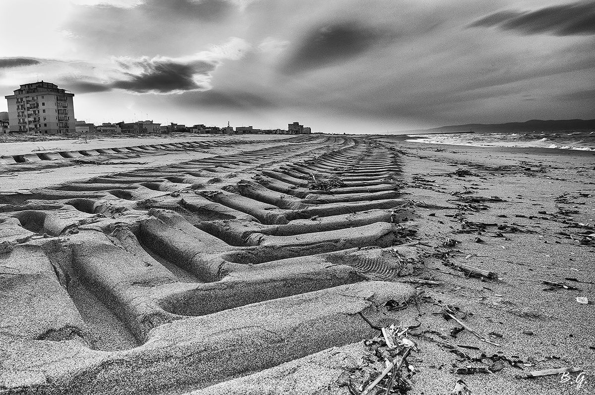 The footprint of the passage