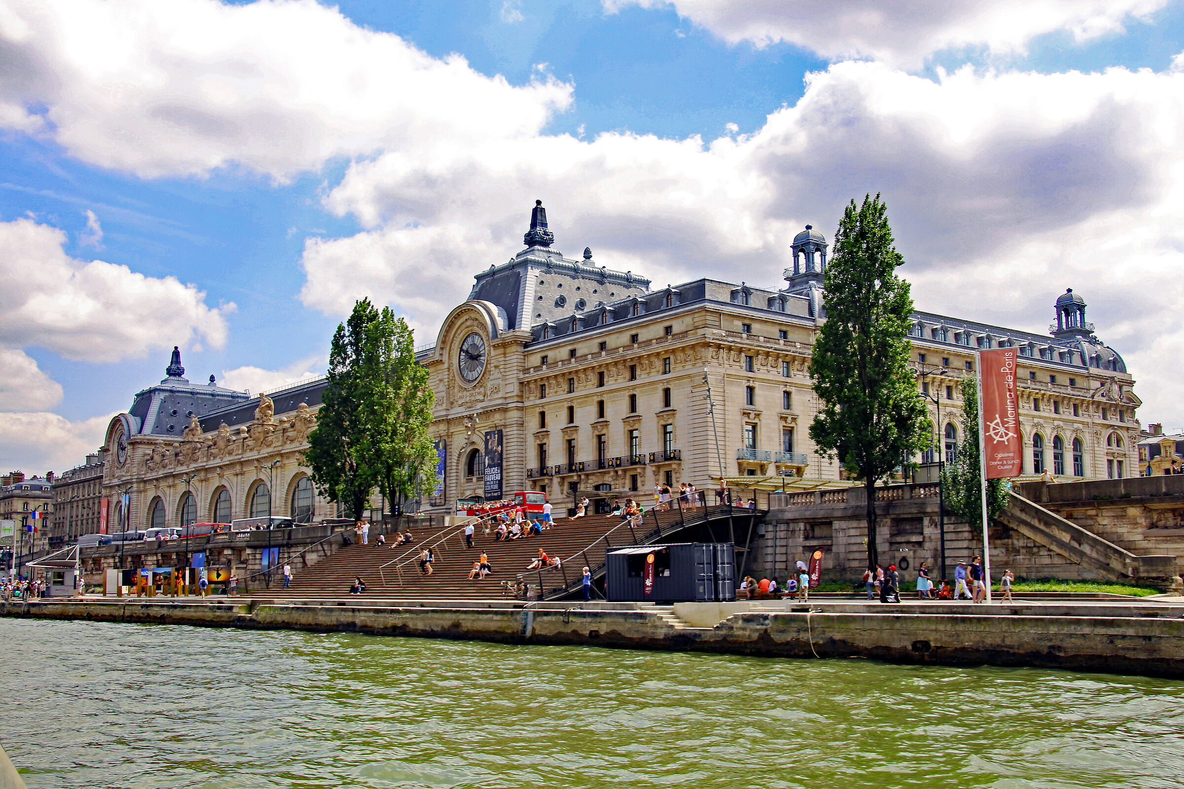 Parigi: Museo d'Orsay dalla Senna
