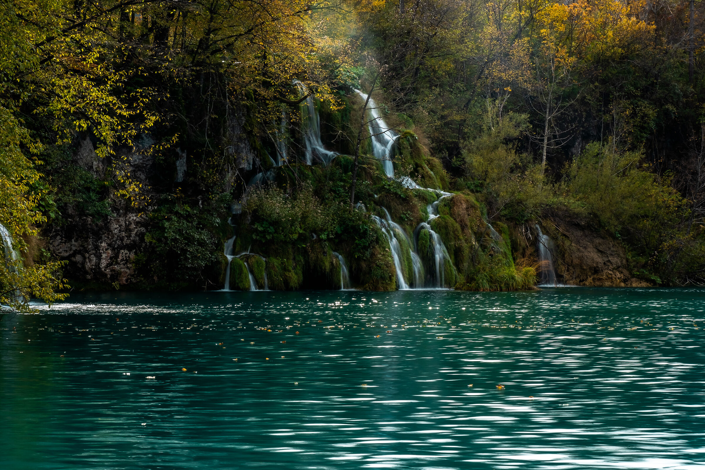 Minor waterfall in Plitvice