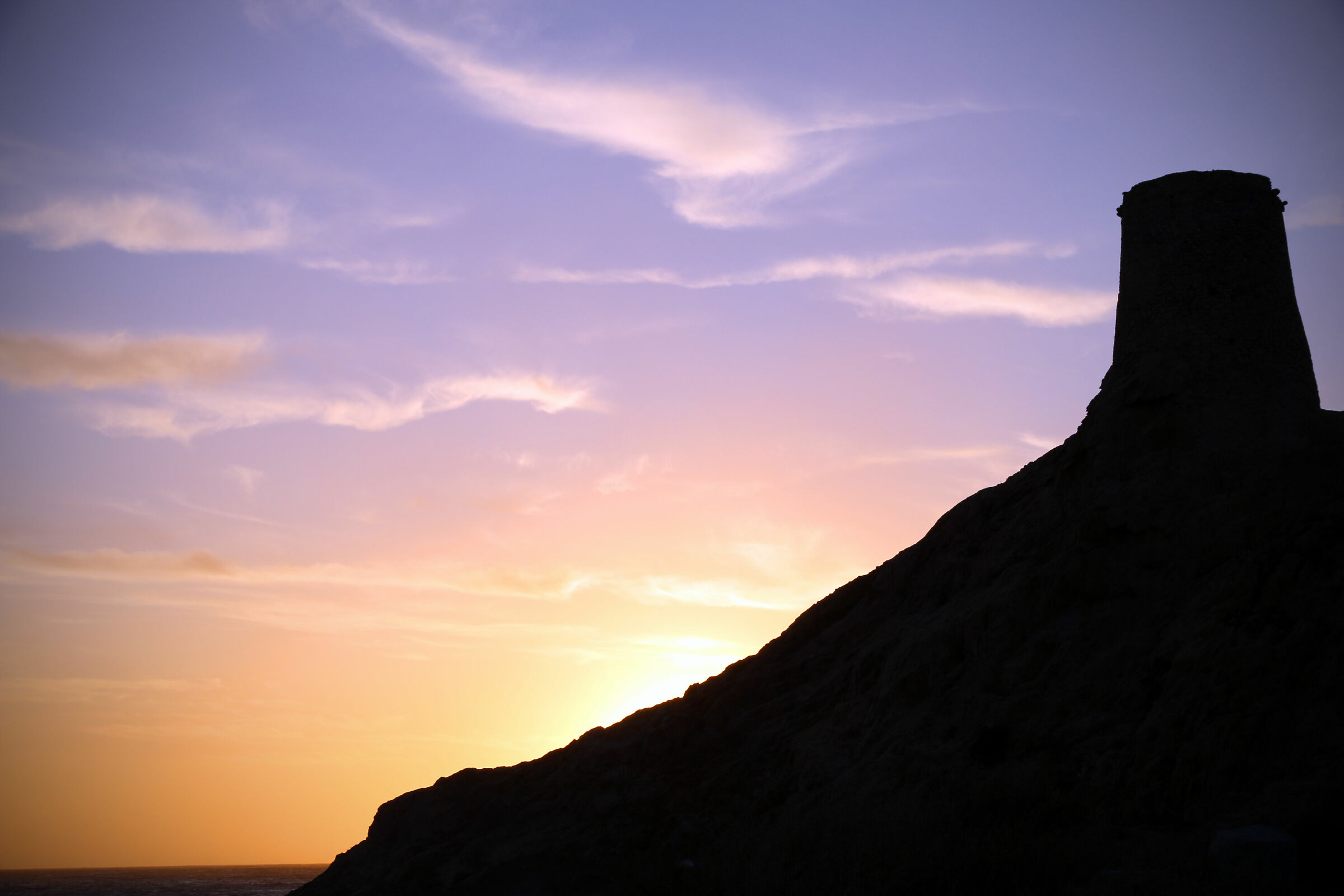 Corsica ile Rousse sera...