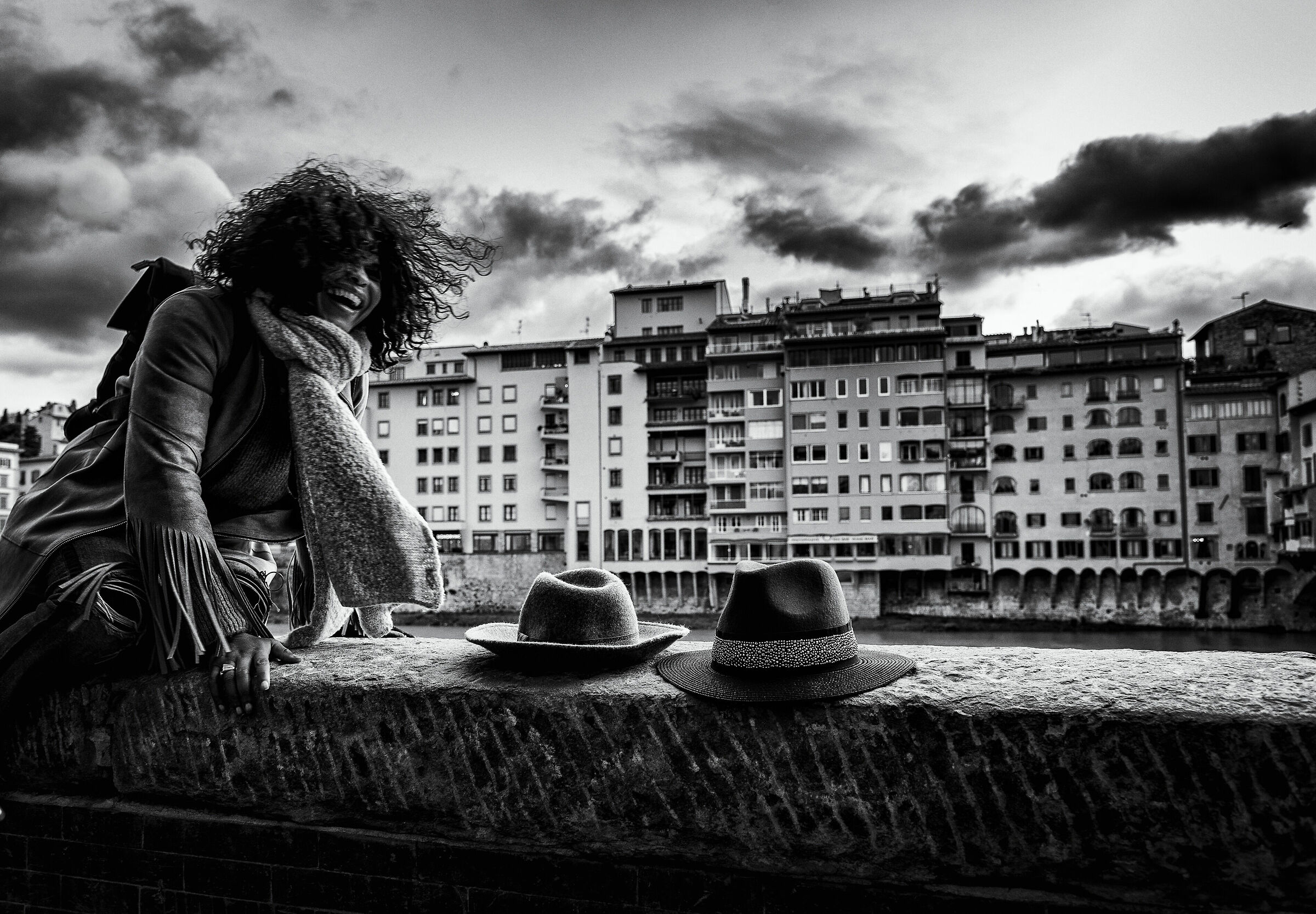 The smile has no color...