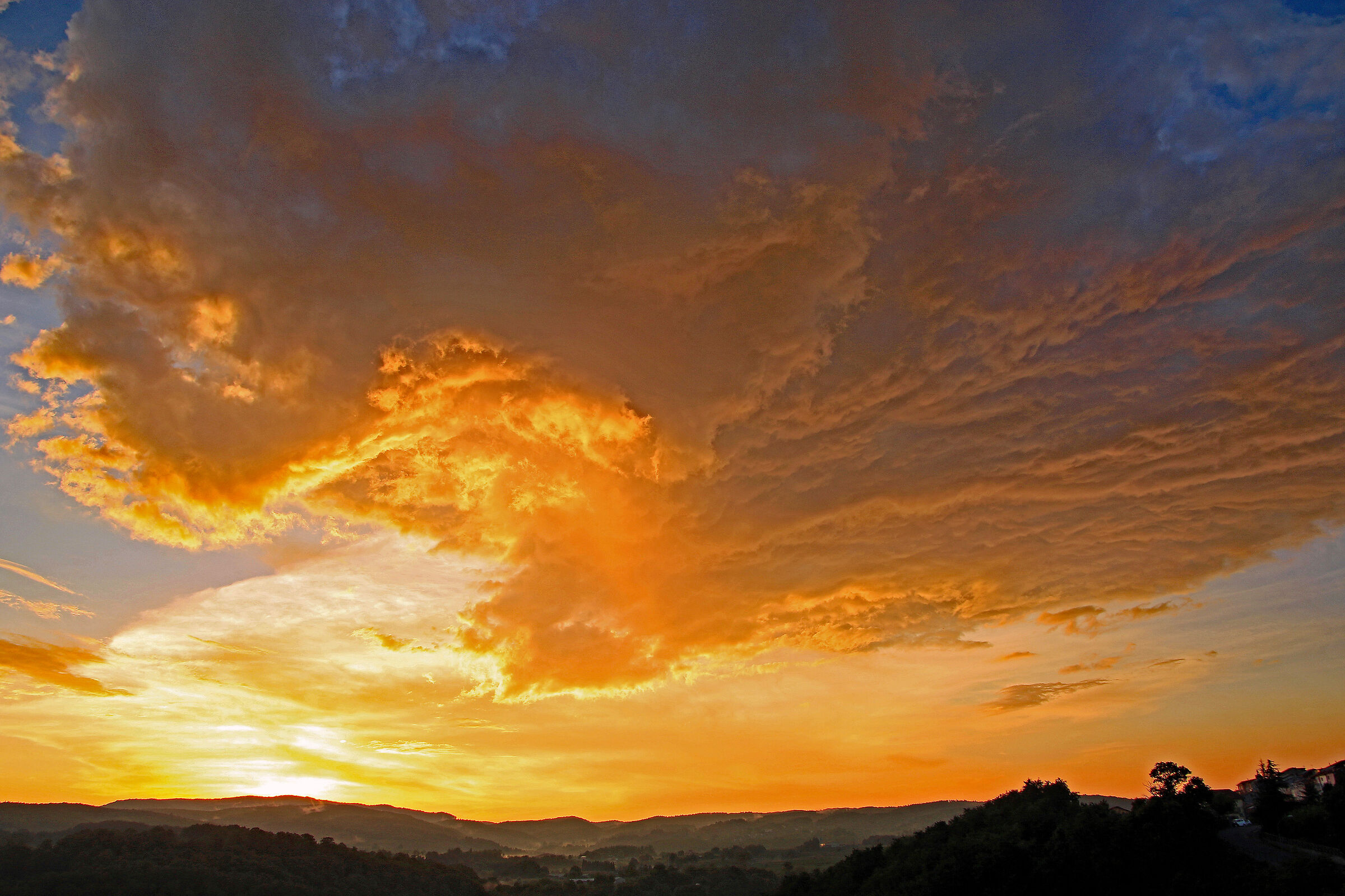 Fabrizia (Calabria): Tramonto d'agosto