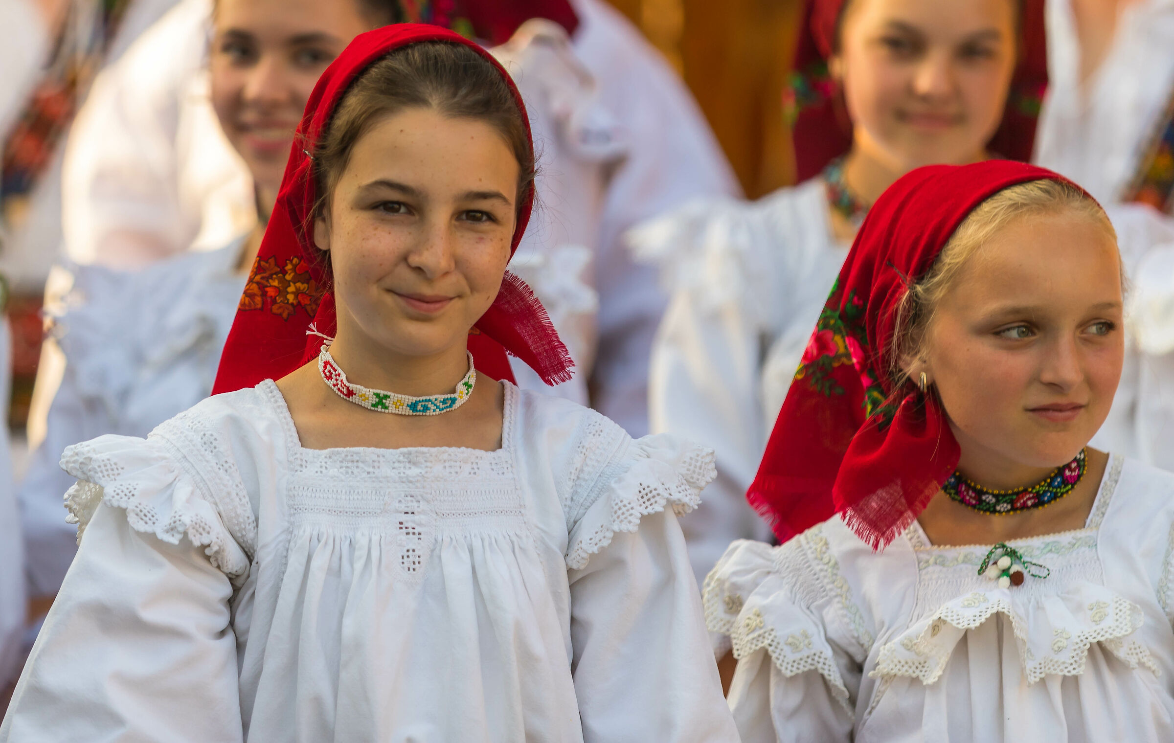 Maramures, Romania girl in traditional dress