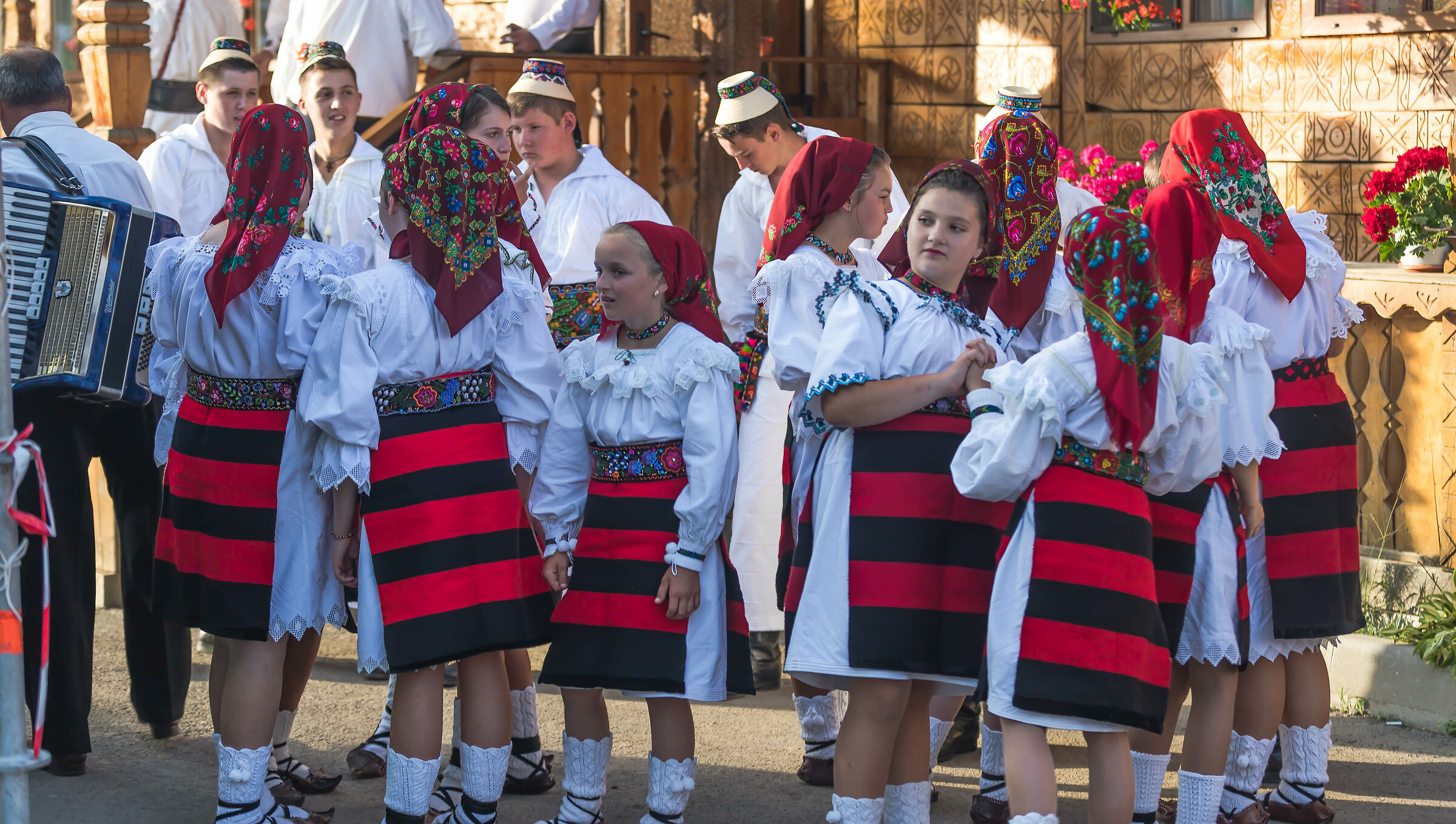 Maramures, Romania girl in traditional dress