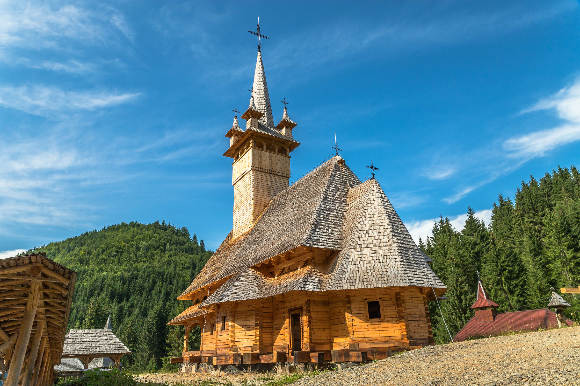 Maramures, Romania wooden church