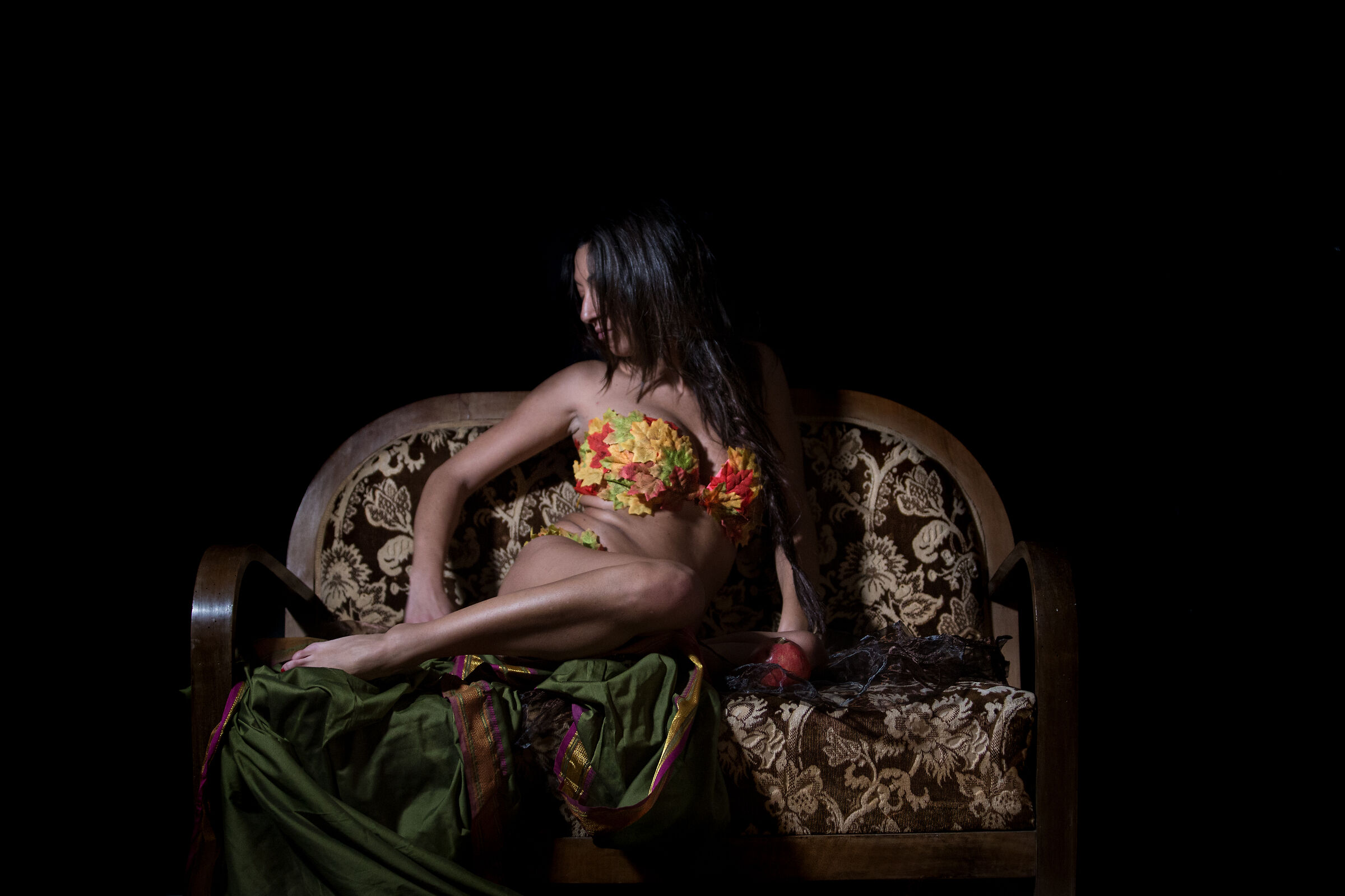 Girl on the sofa