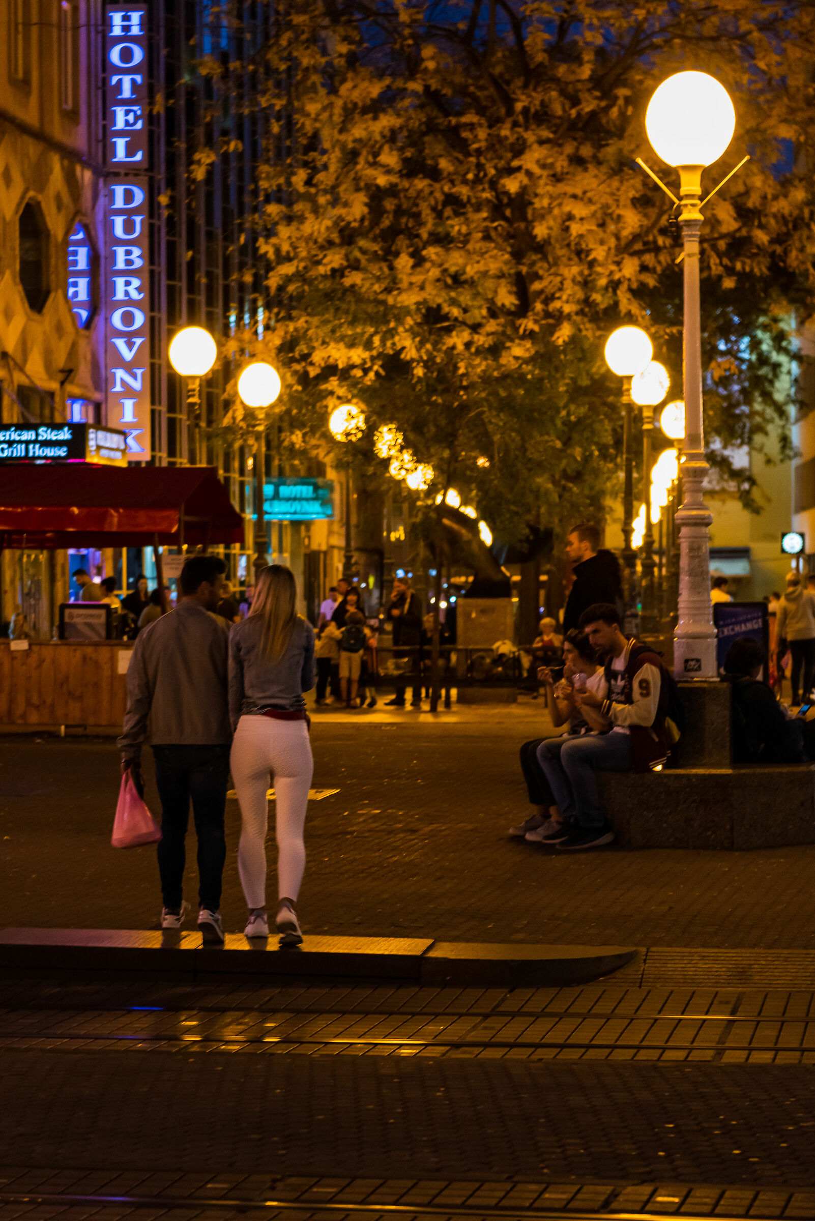 Walking through Zagreb