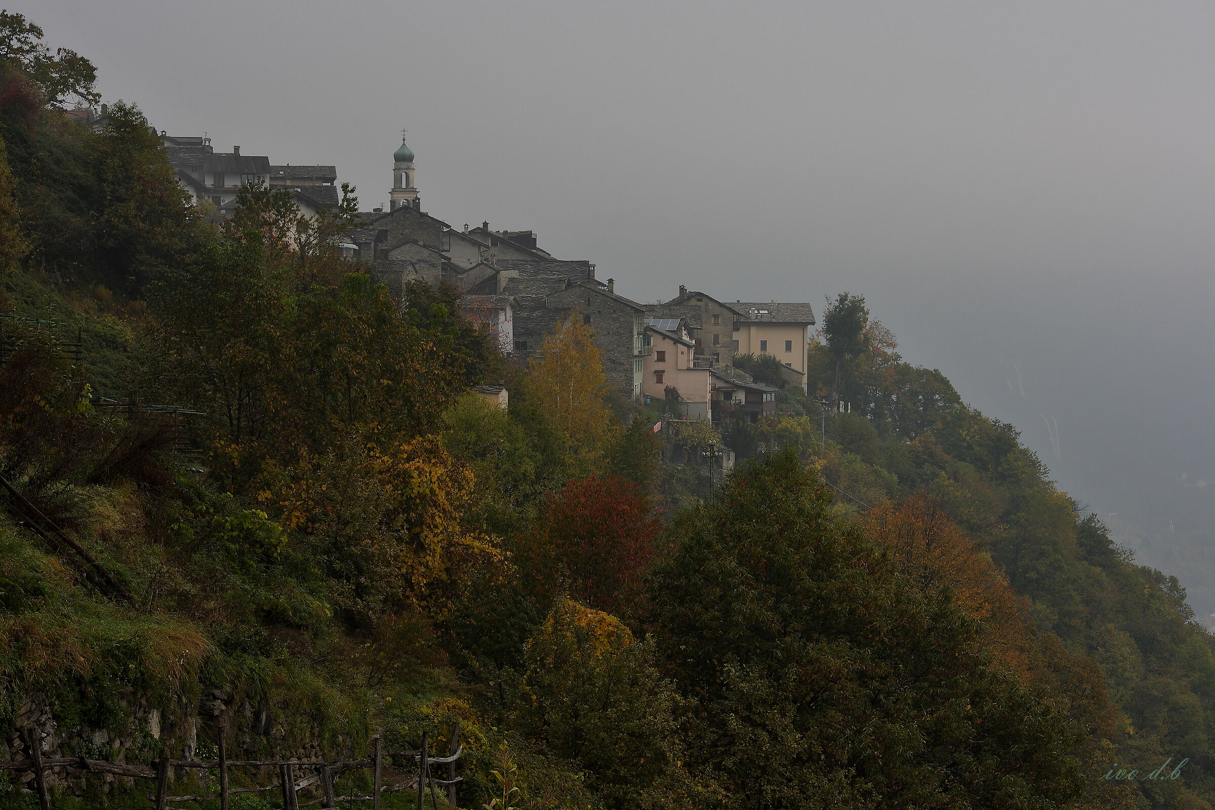 metti un pomeriggio d'autunno con una leggiera pioggi
