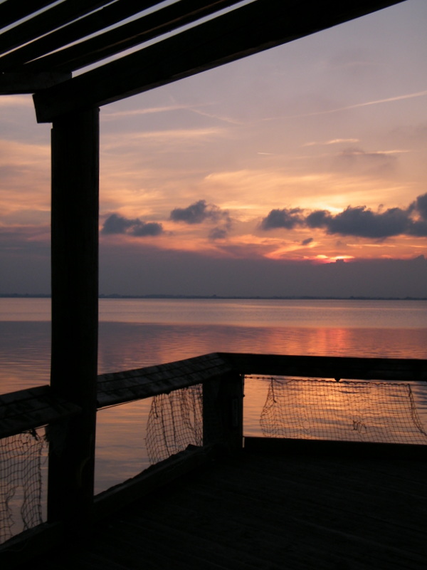 ... una terrazza in laguna ...
