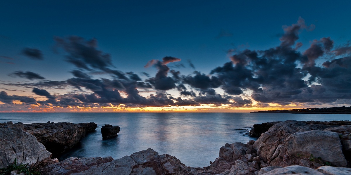 Panoramic sunset ..!