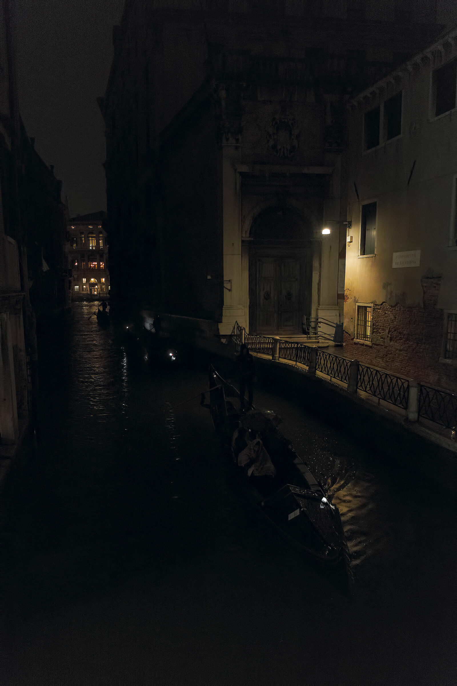 Venice dark rain and wind ...