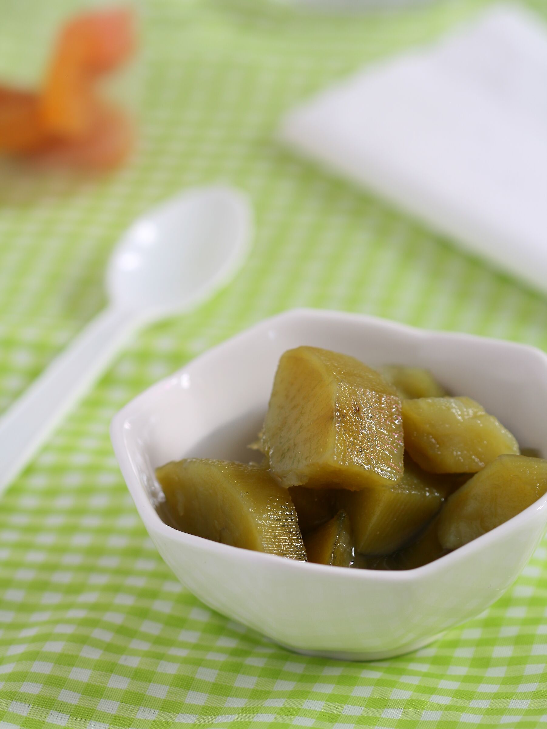 Dessert di patate dolci