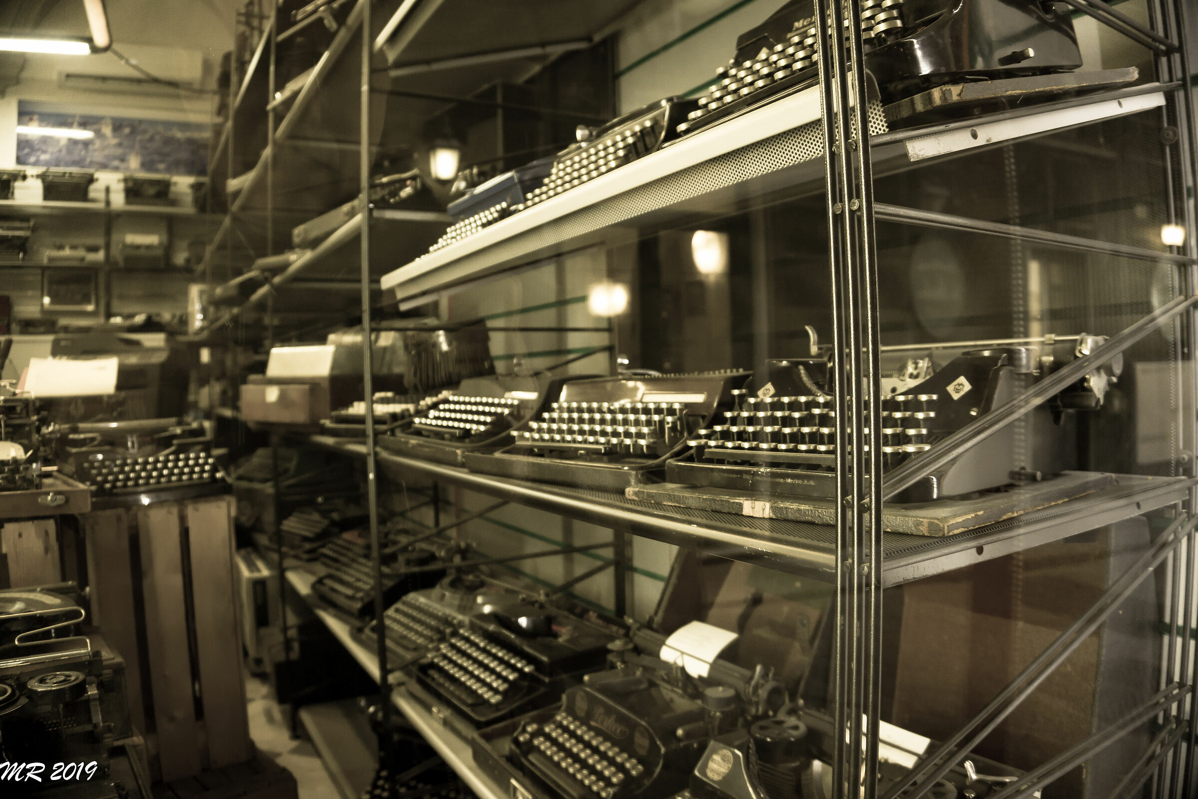 Showcase in the alleys of Genoa