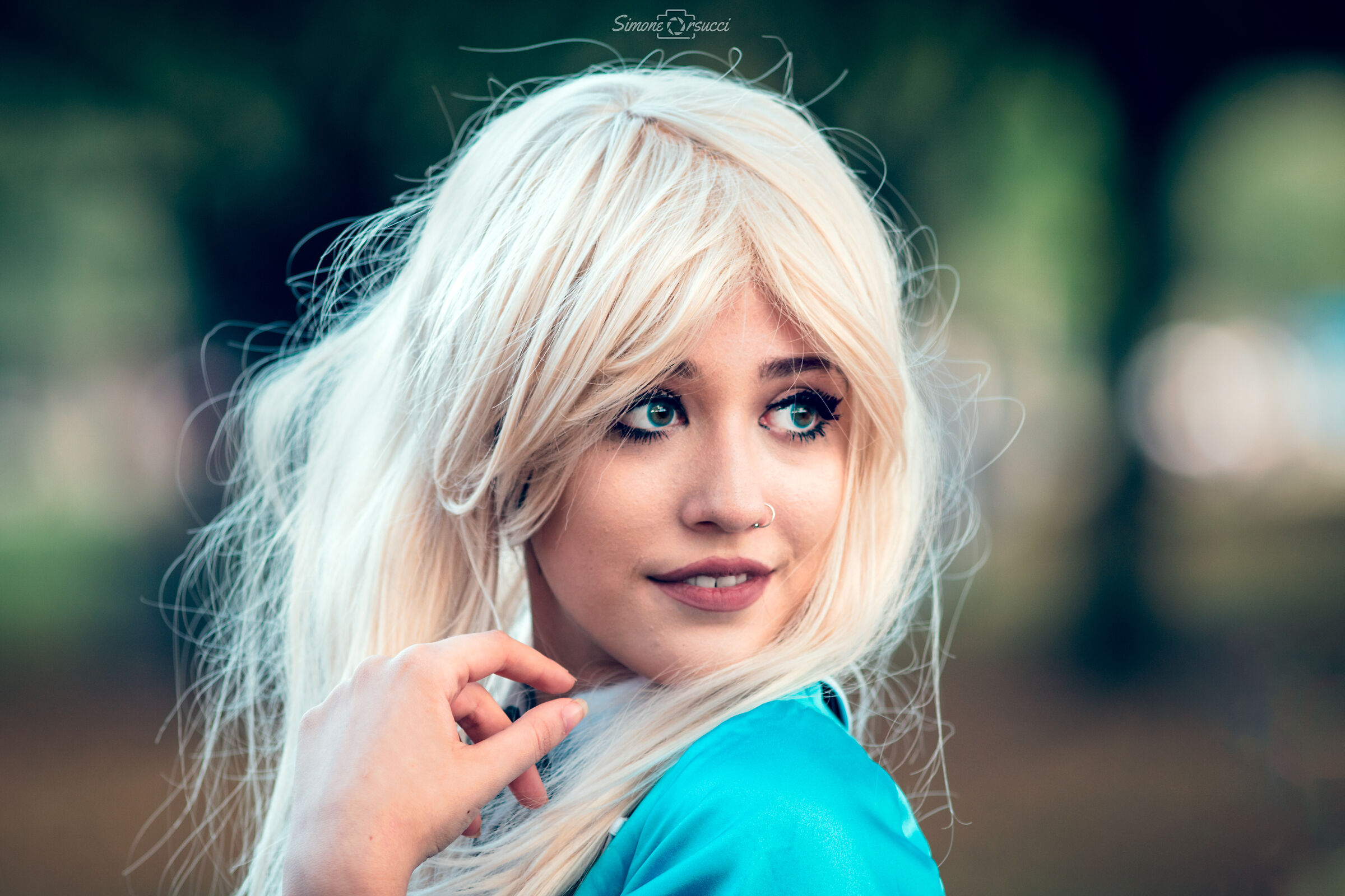 Cosplay, primo piano (300mm equivalenti) - model: Aeris