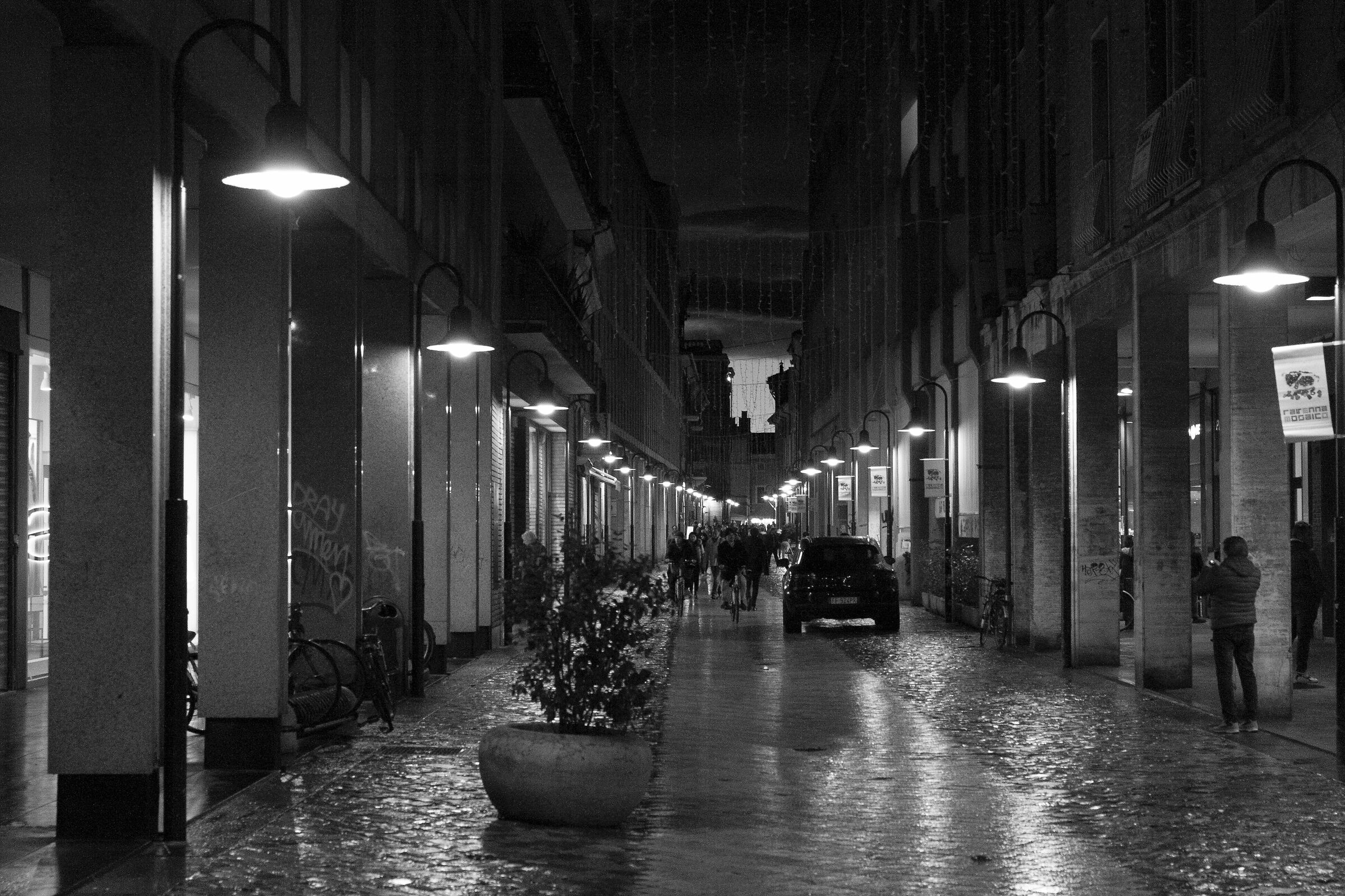 Viale notturno