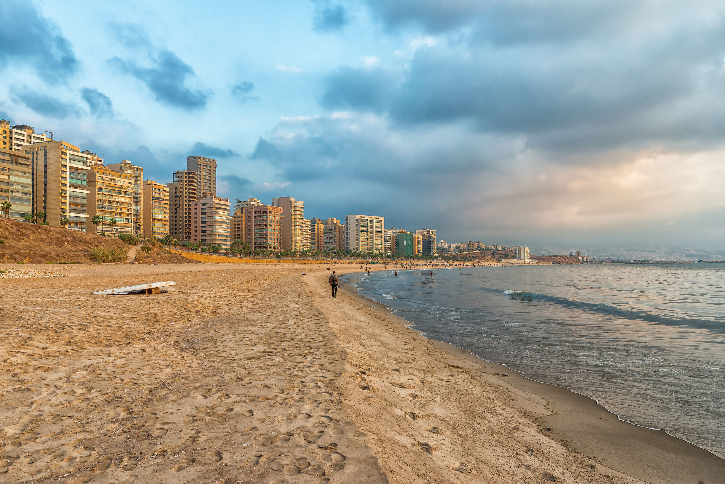 Sunset at White Sands Beach