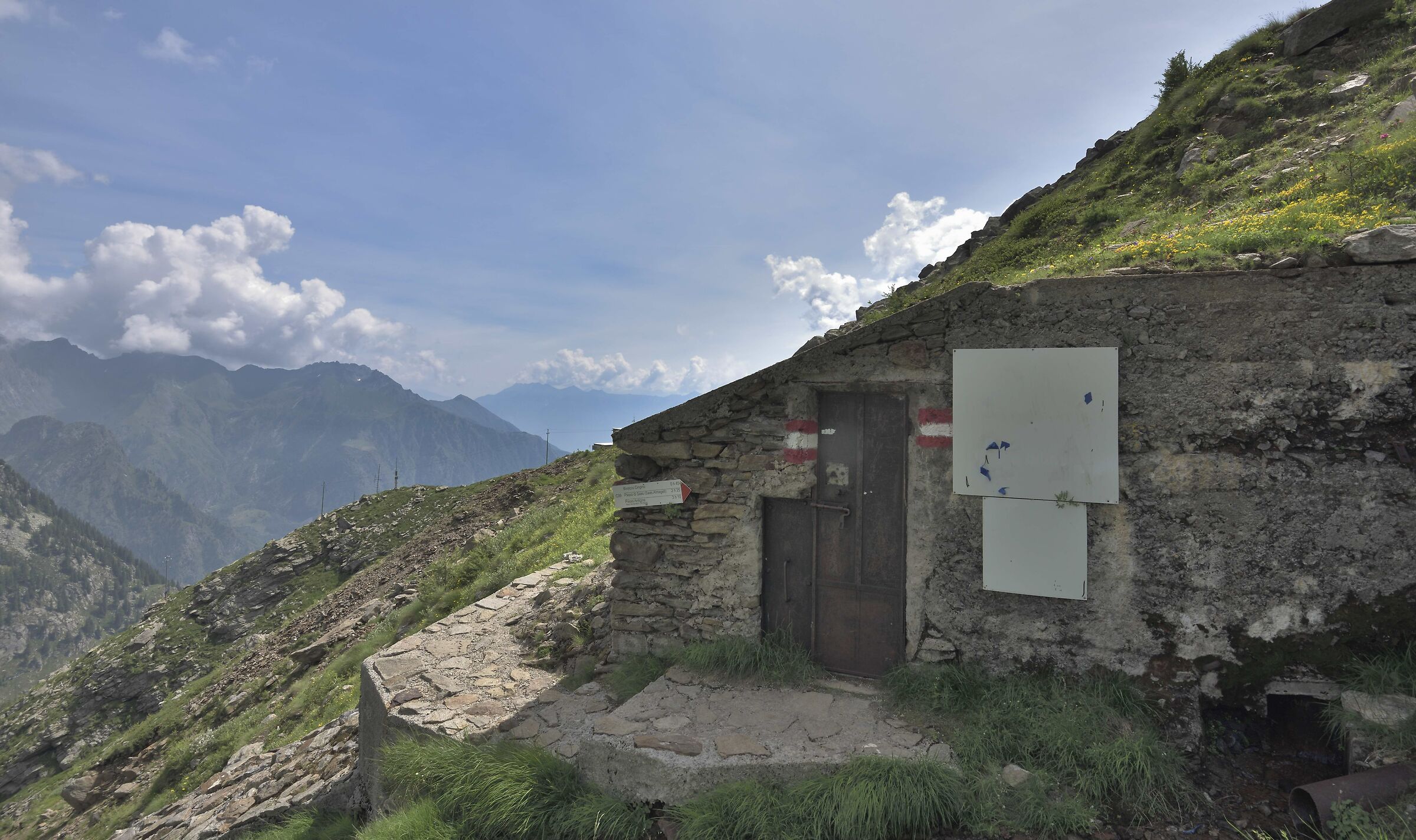 from here you come out of the pipeline tunnel