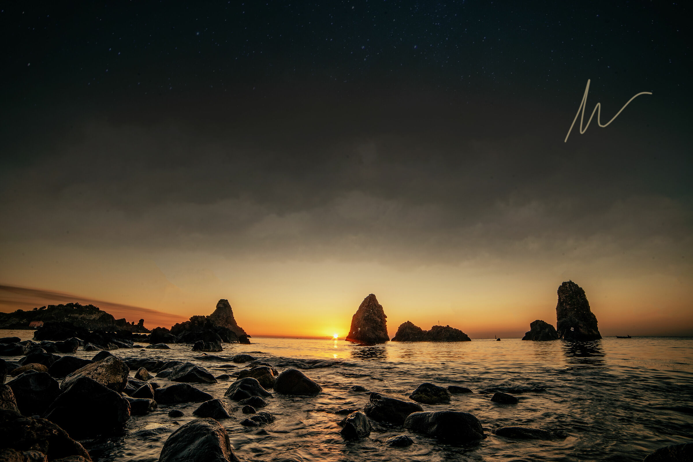 Acitrezza Sicily, from here they all passed.