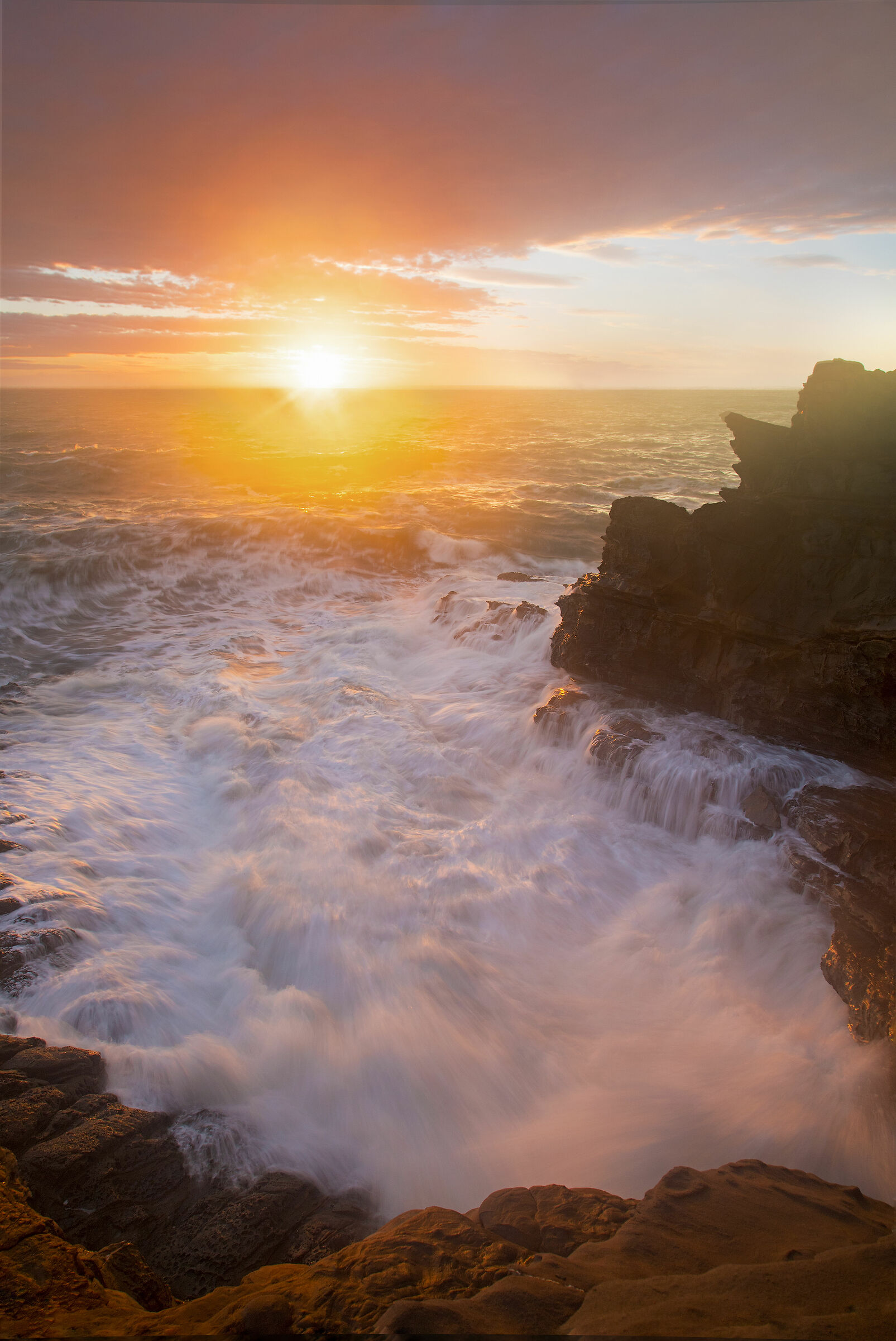 Tramonto da punta pacchiano