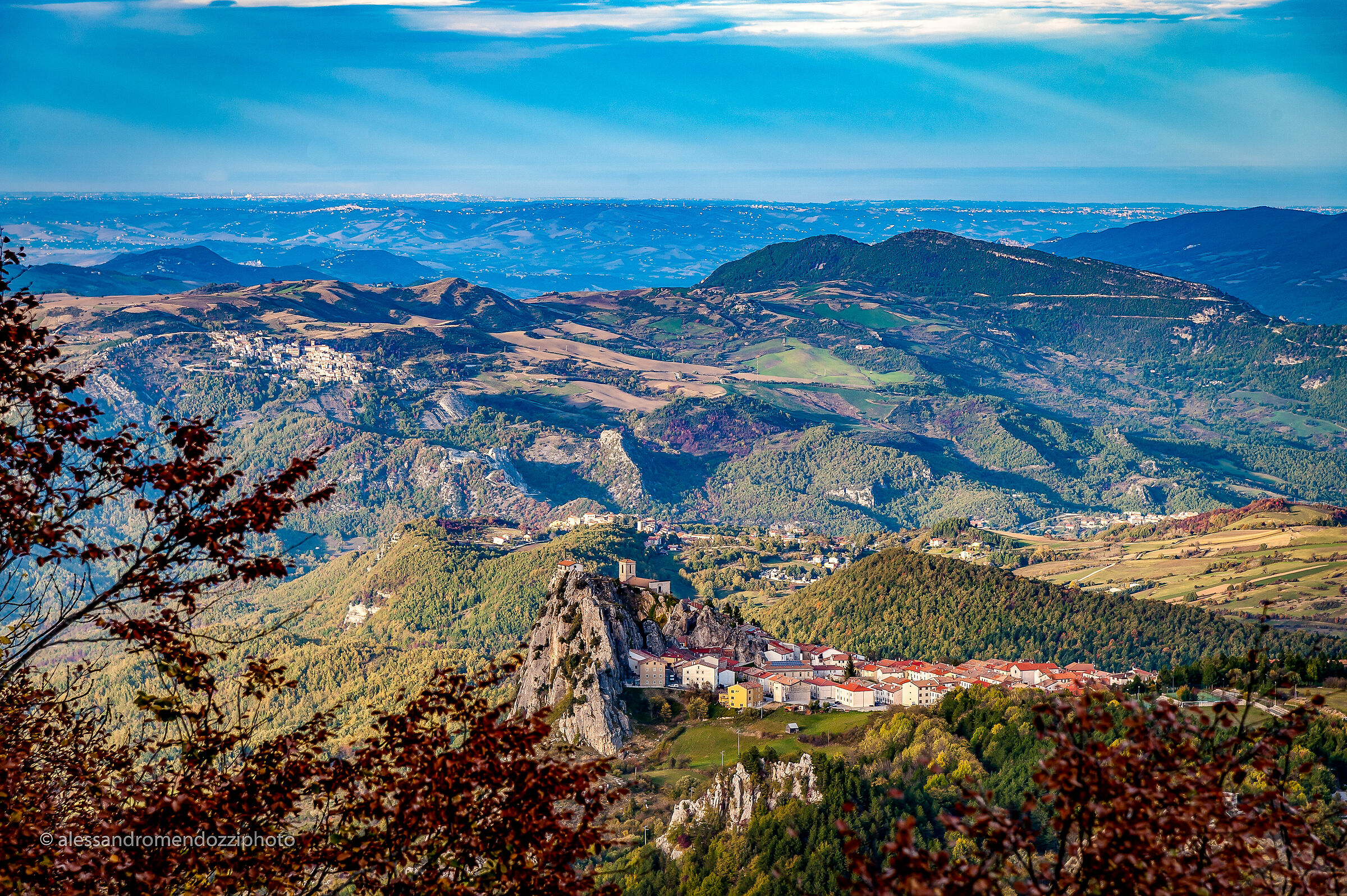 Autumn sky - the colours of the countryside