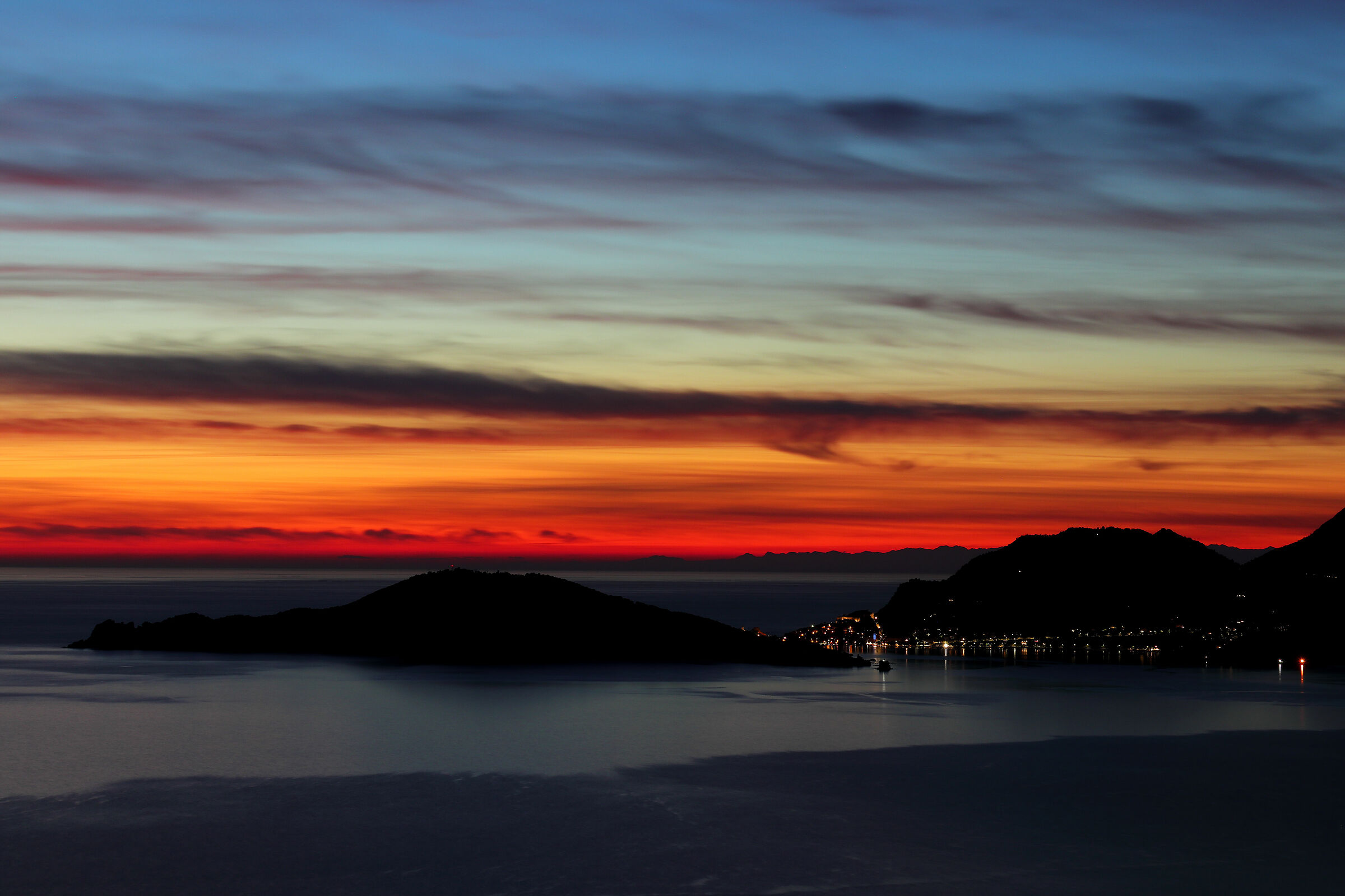 Portovenere sown from Palmaria Island