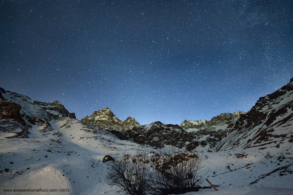 Stellata sul Monviso